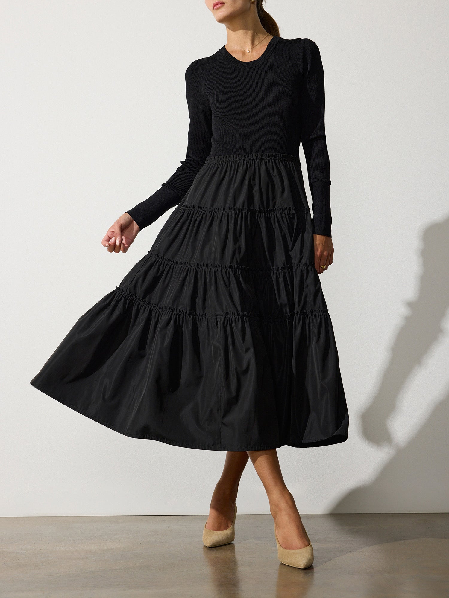 El vestido escalonado Ava