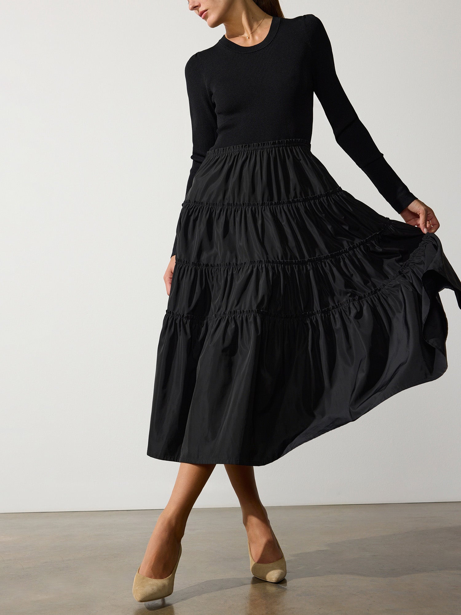 El vestido escalonado Ava