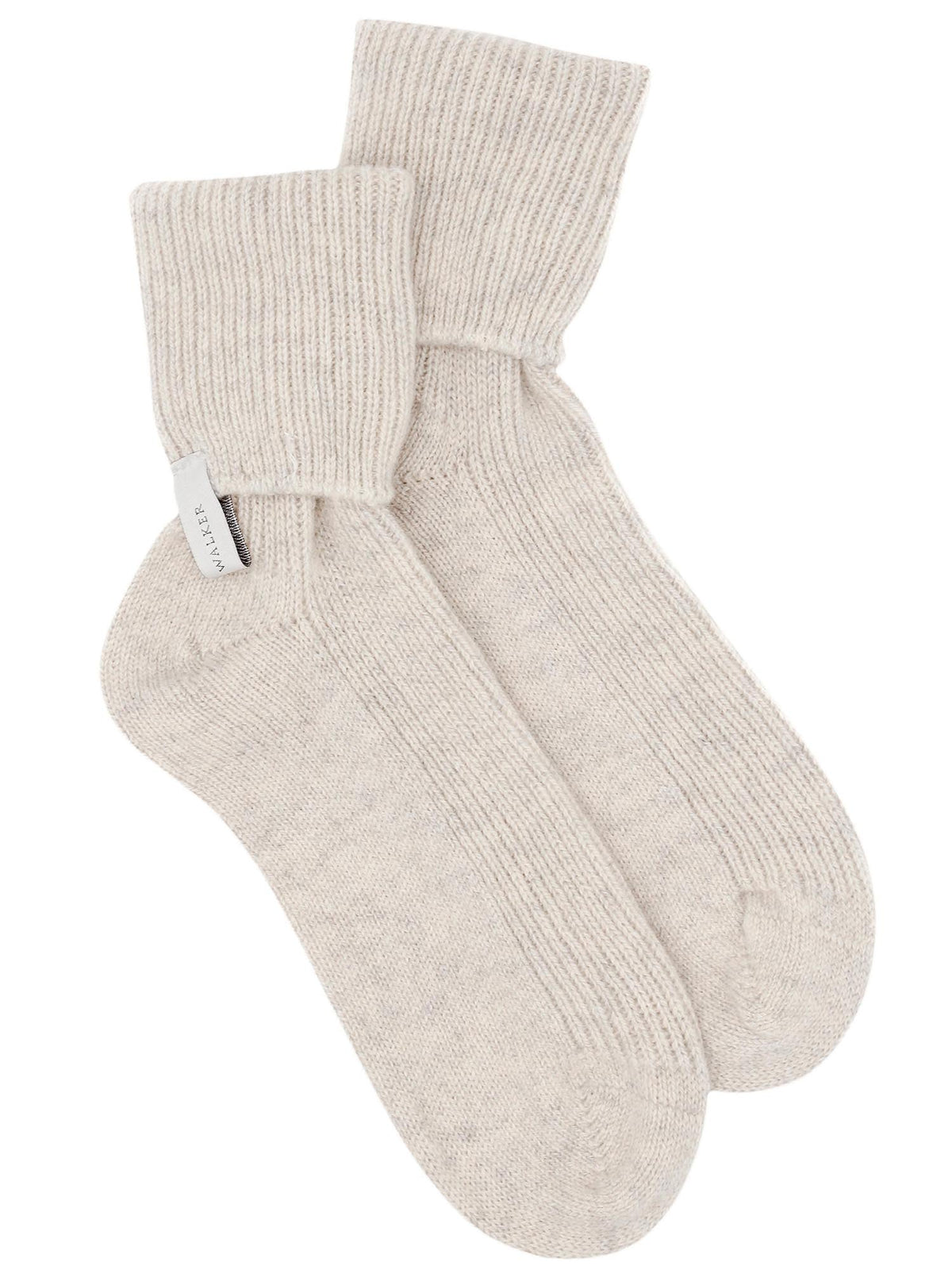The ribbed cashmere socks