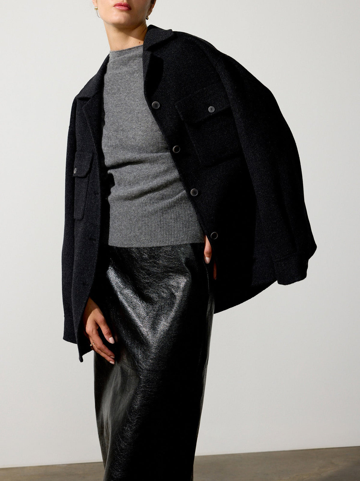 The ezra shirt jacket