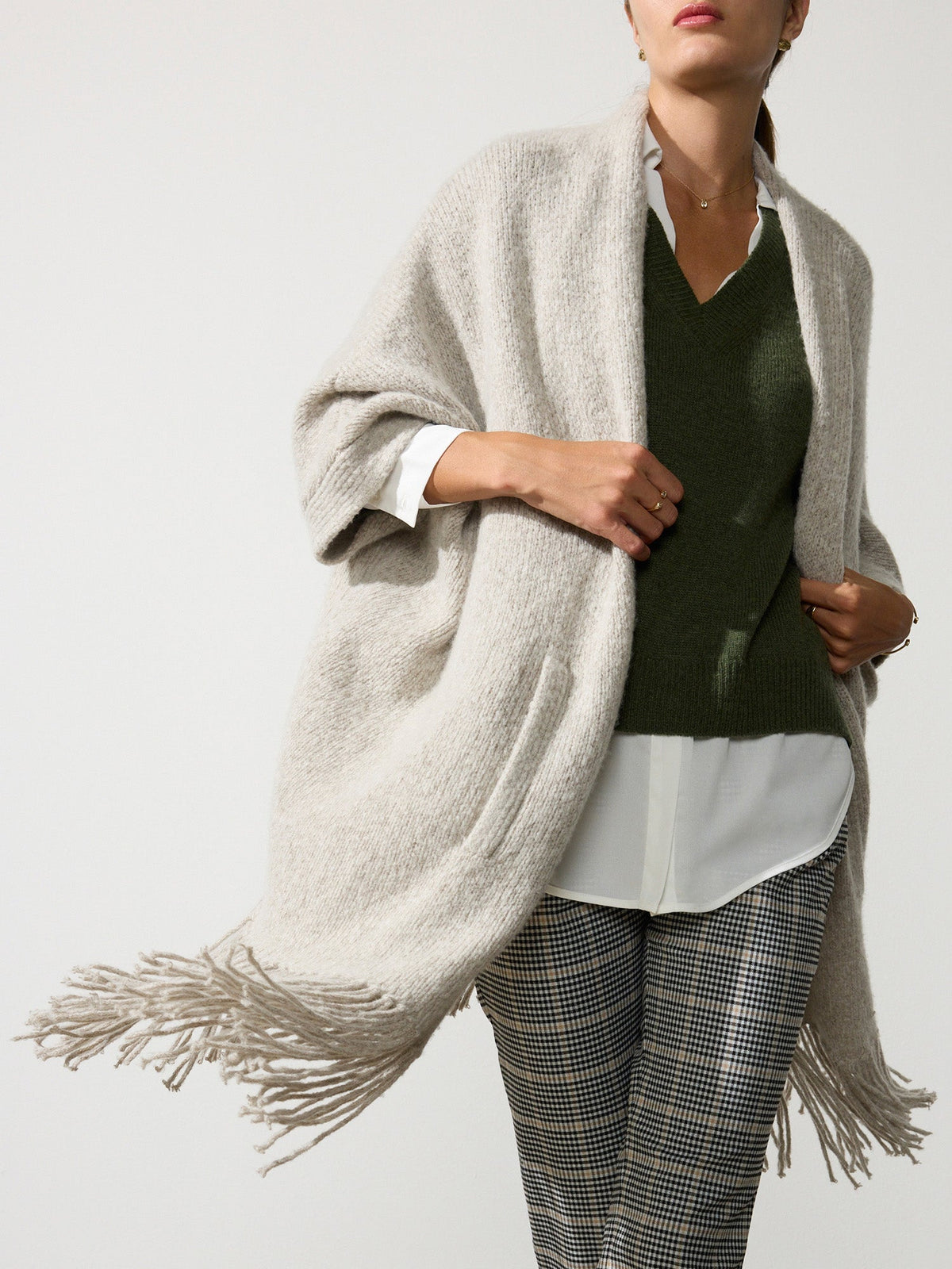 The jens poncho wrap
