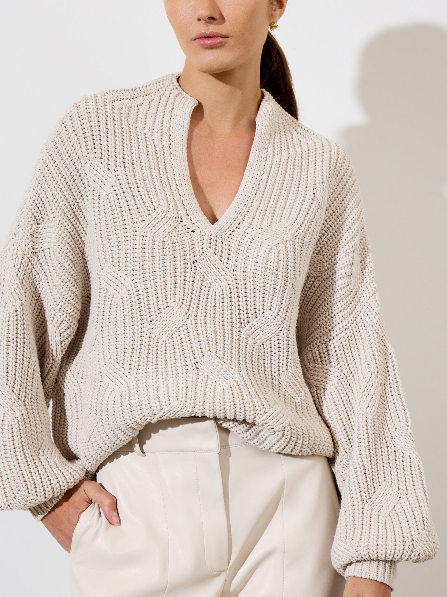 The grayson cable pullover