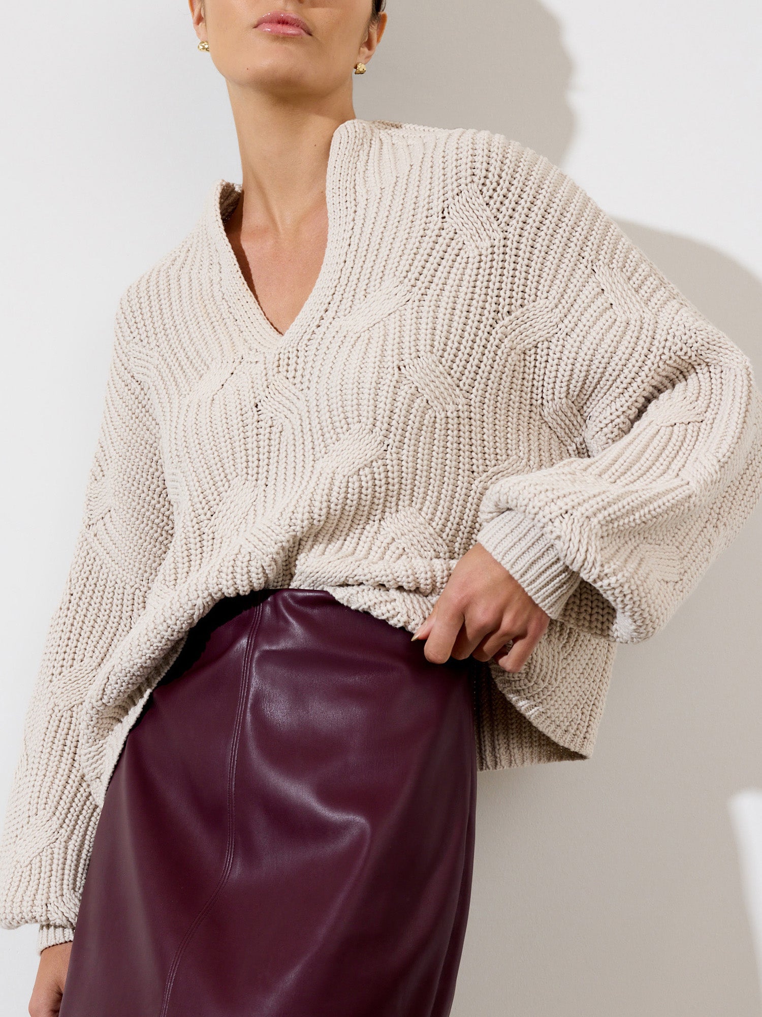 The grayson cable pullover