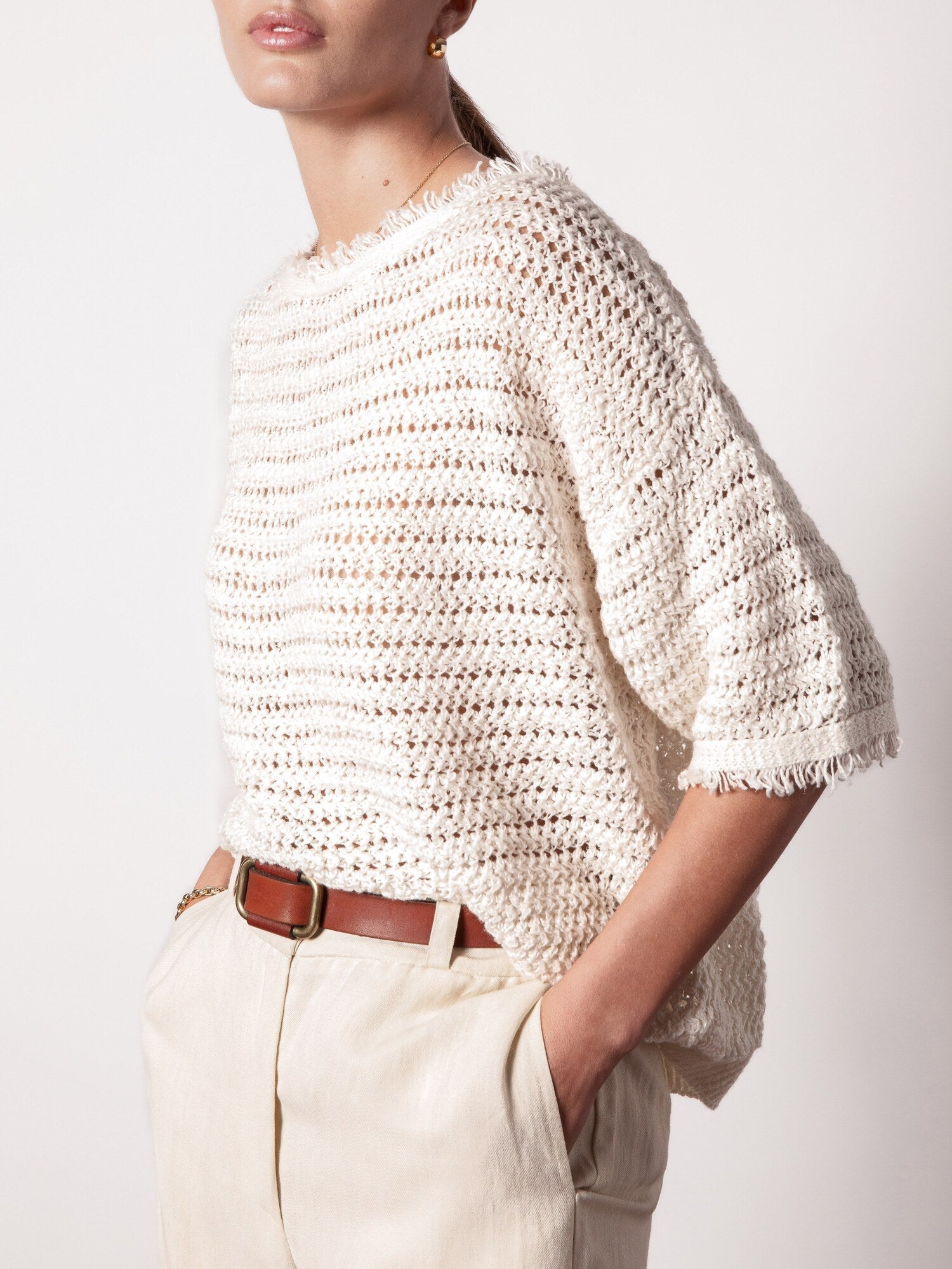 The simi fringe pullover