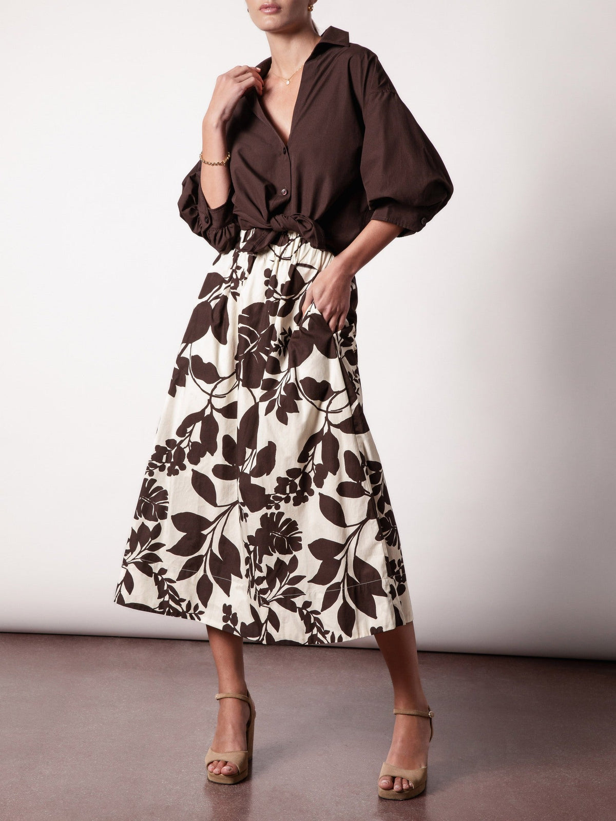 The edda printed skirt