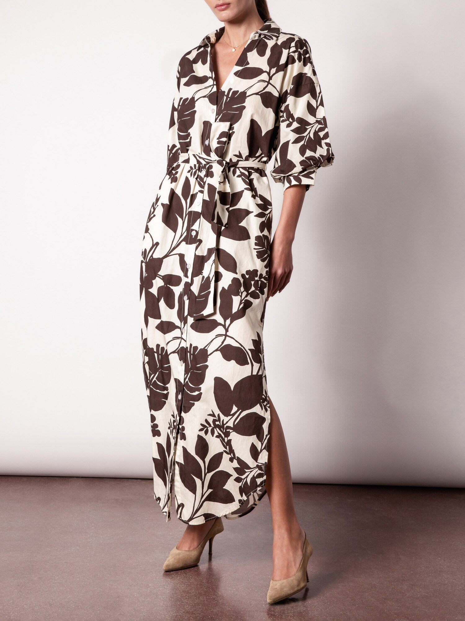 El vestido maxi estampado de Kate