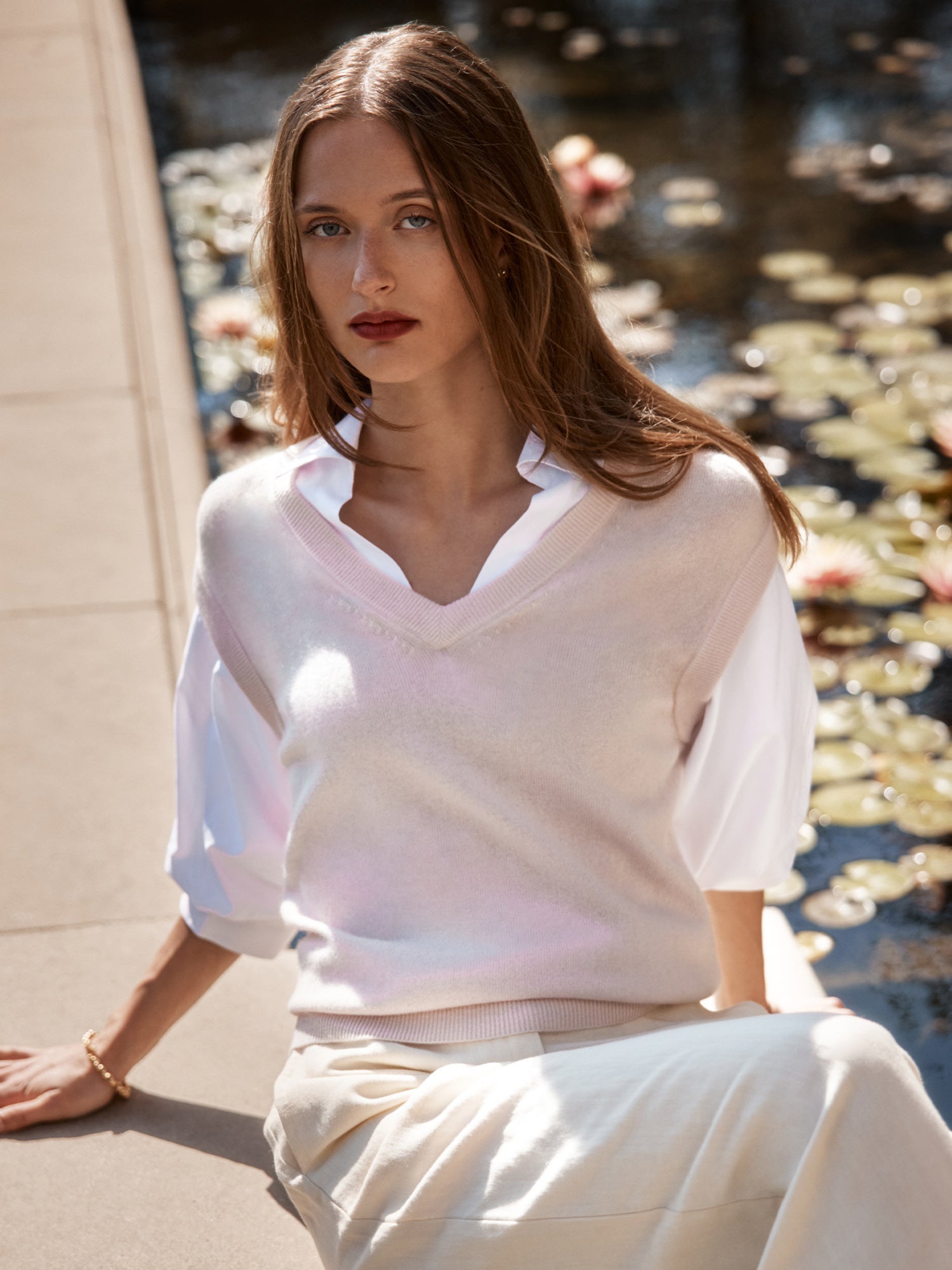 La camiseta de Kate queda bien.