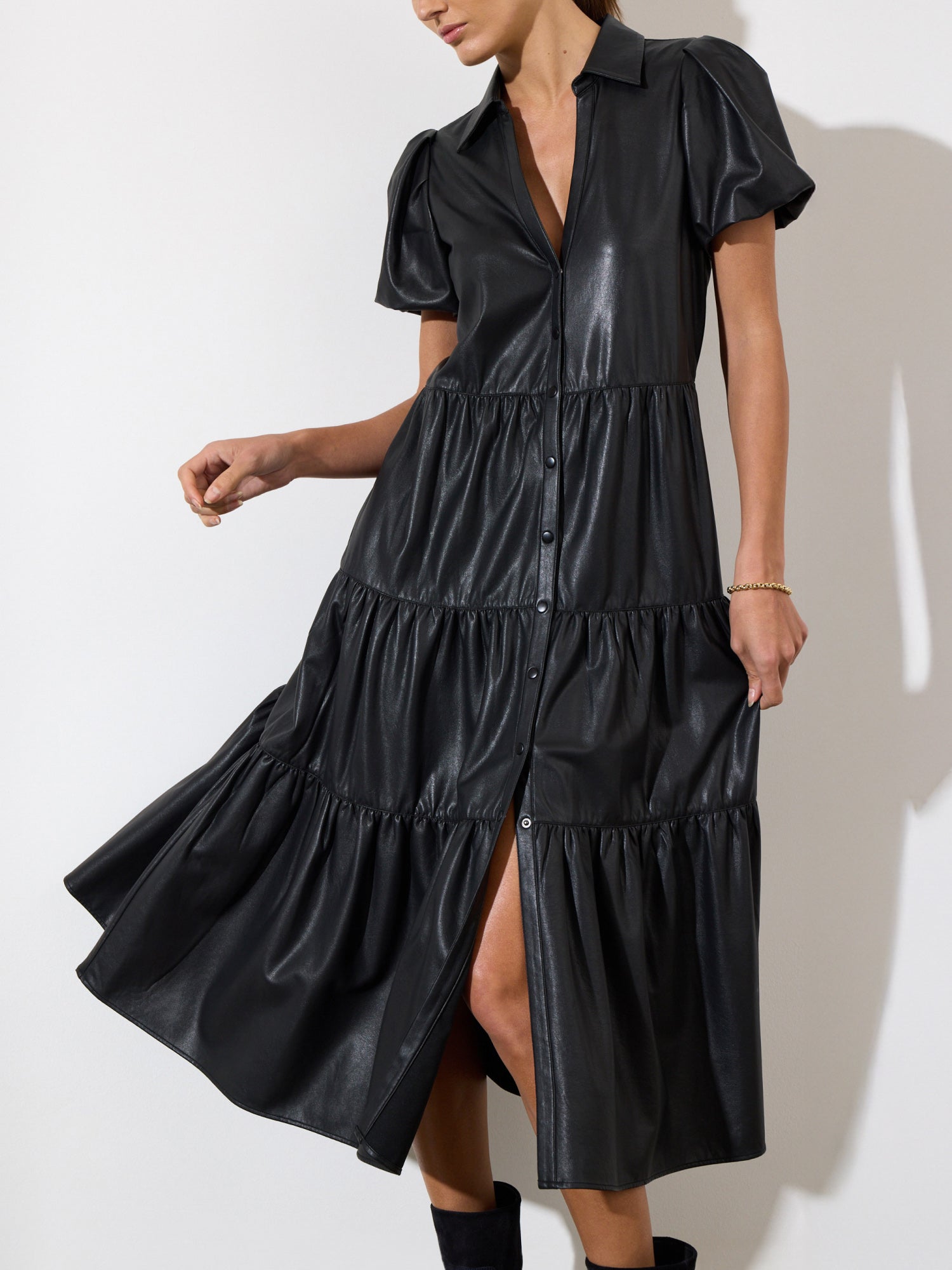 El vestido Havana de piel vegana