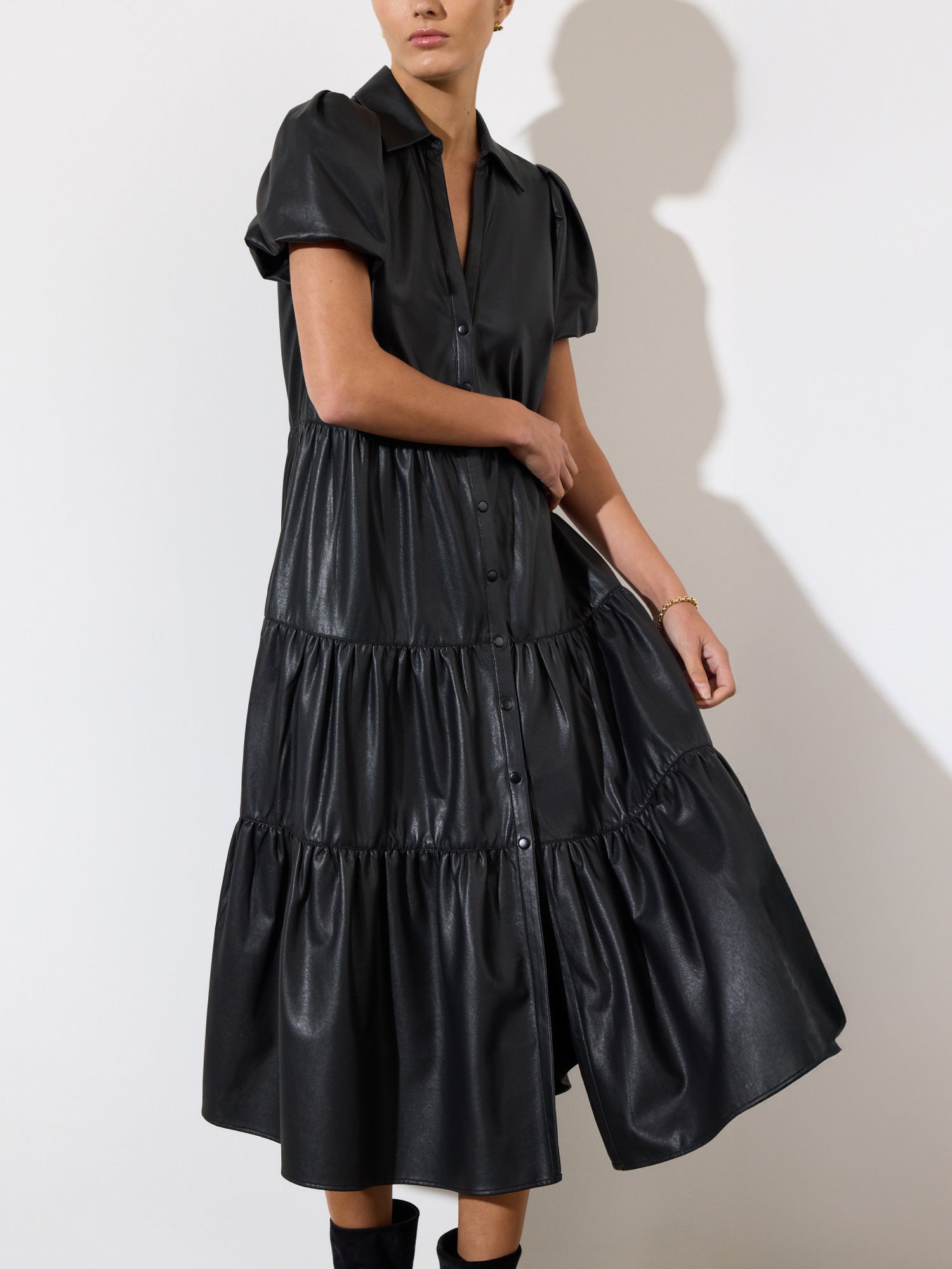 El vestido Havana de piel vegana
