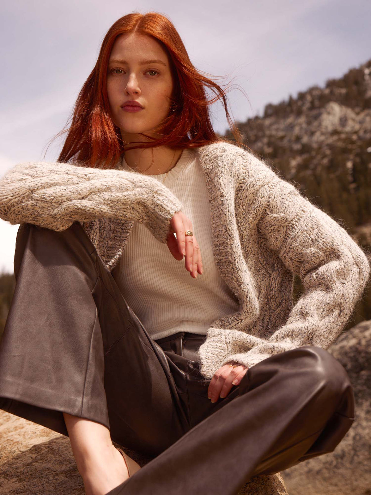 The mott handknit cardigan