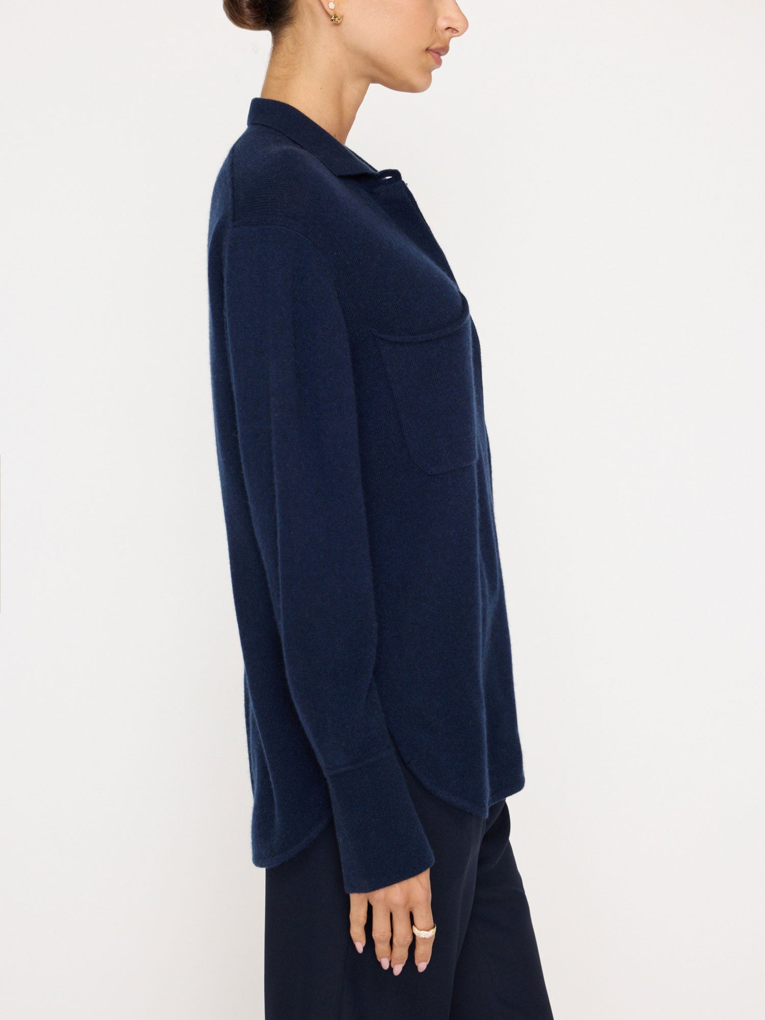 The andre luxe cashmere shacket