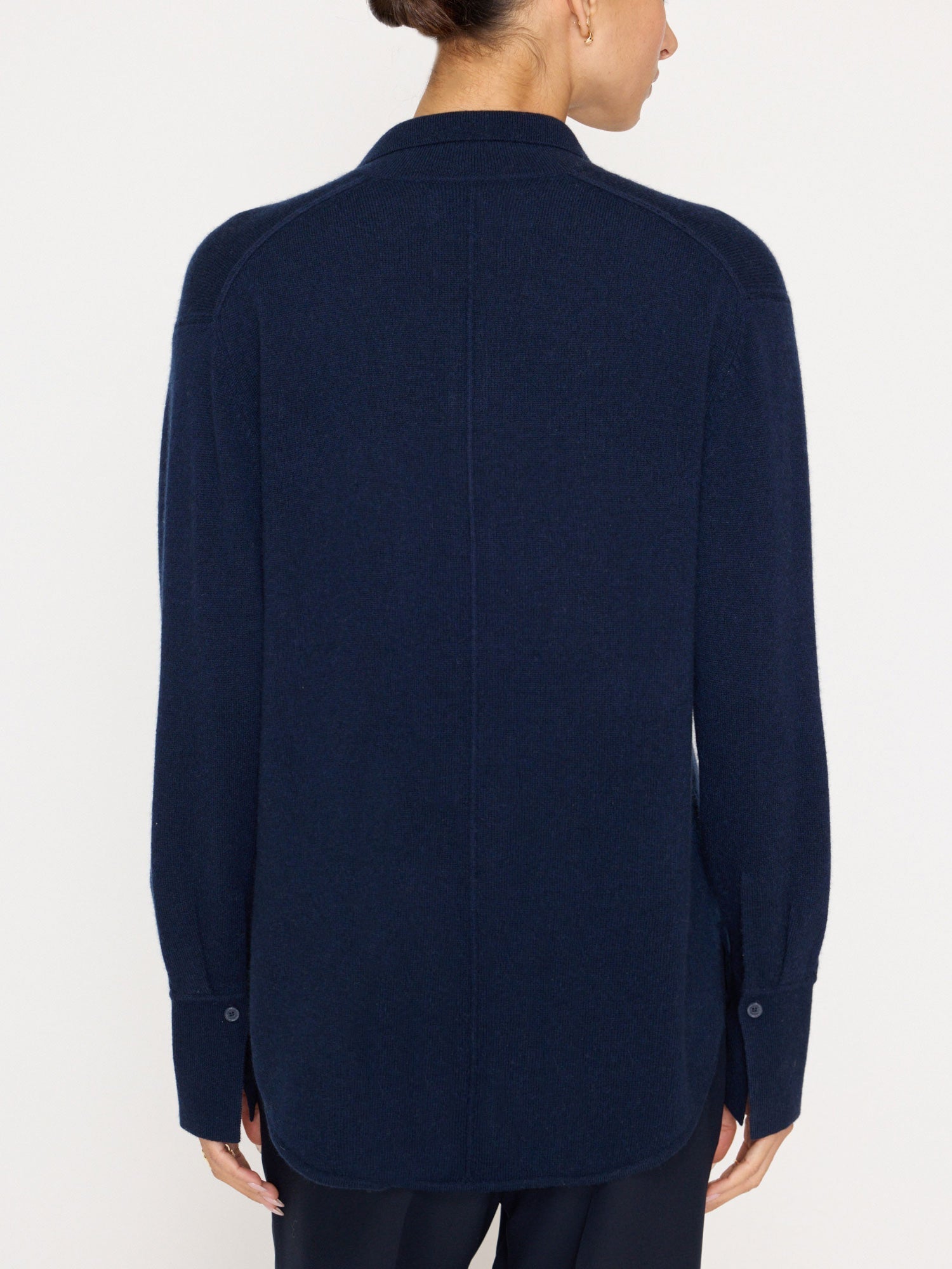 La chaqueta camisera de cachemir Andre Luxe