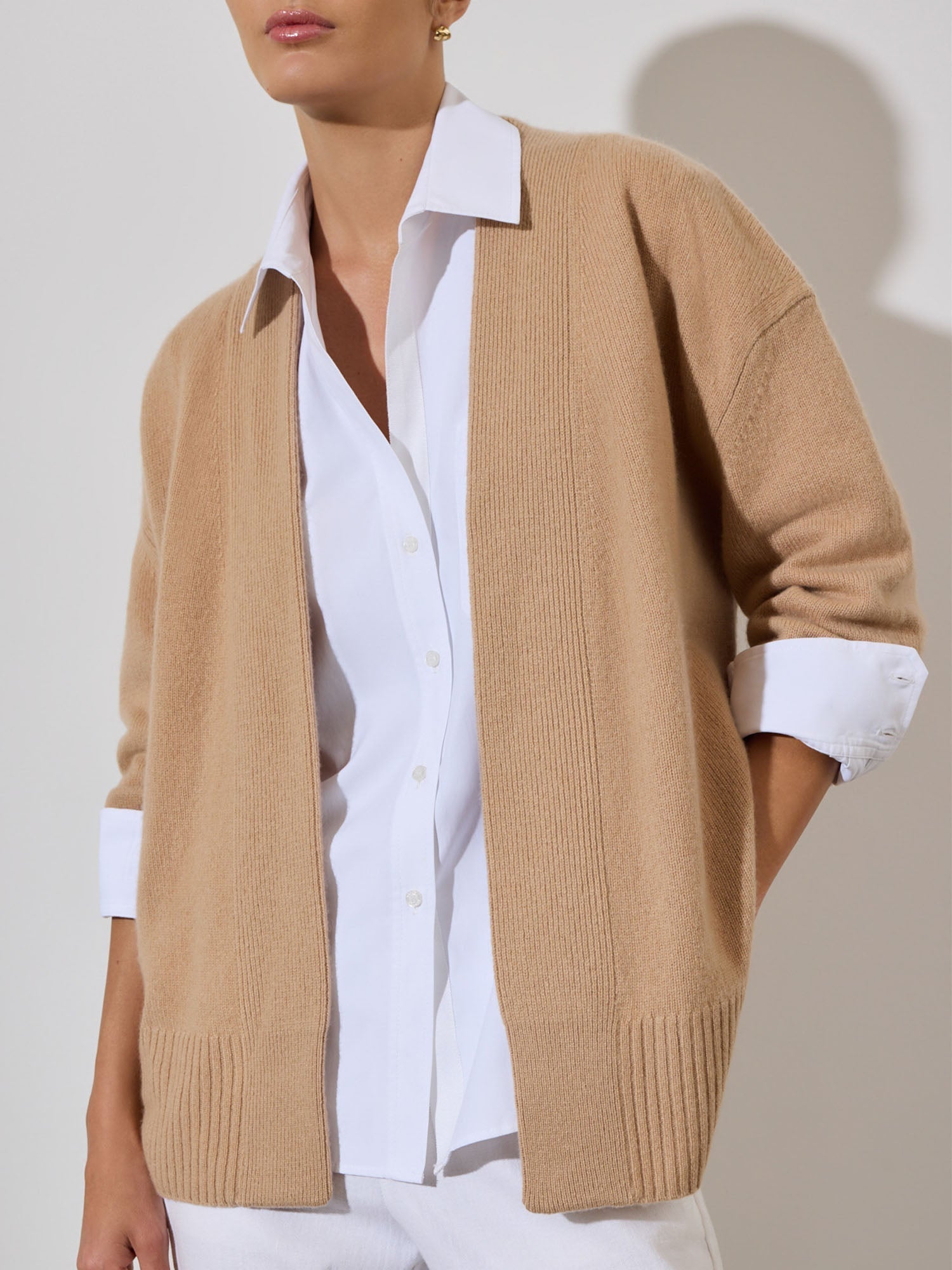 The amber cardigan