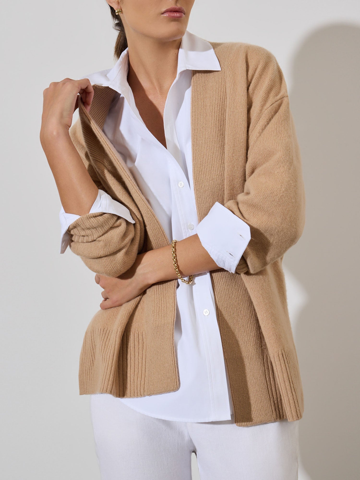 The amber cardigan