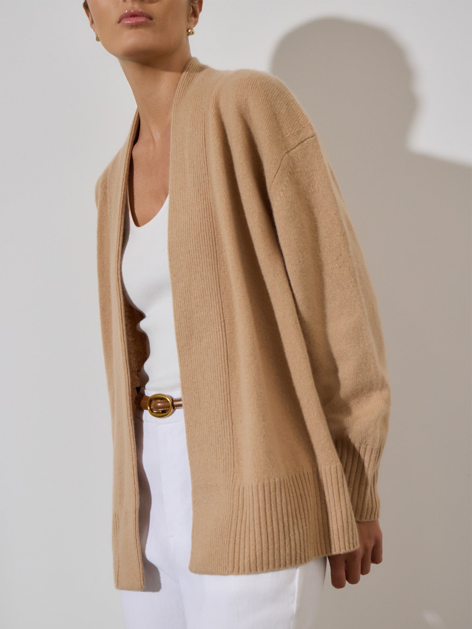 The amber cardigan