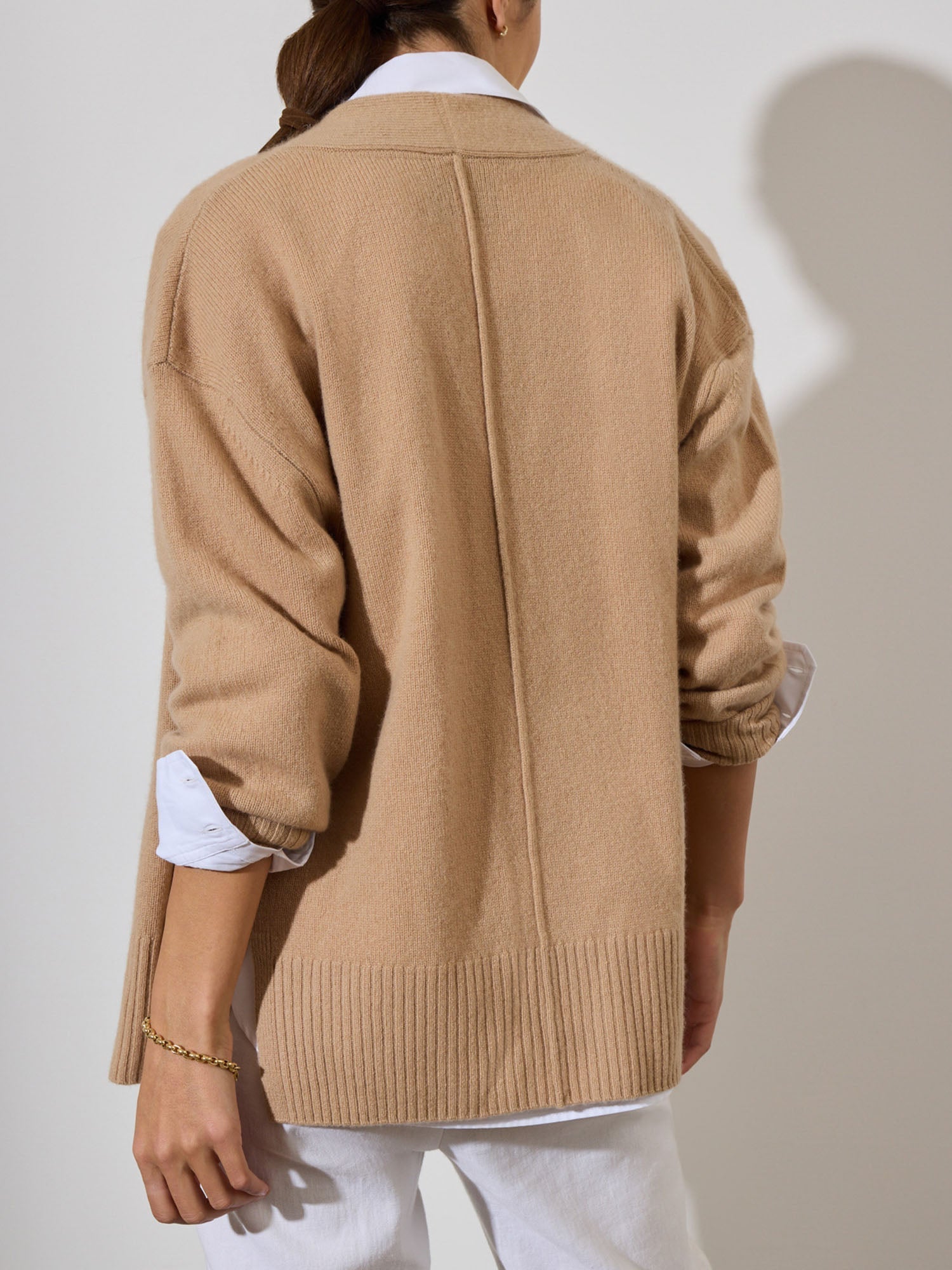 The amber cardigan