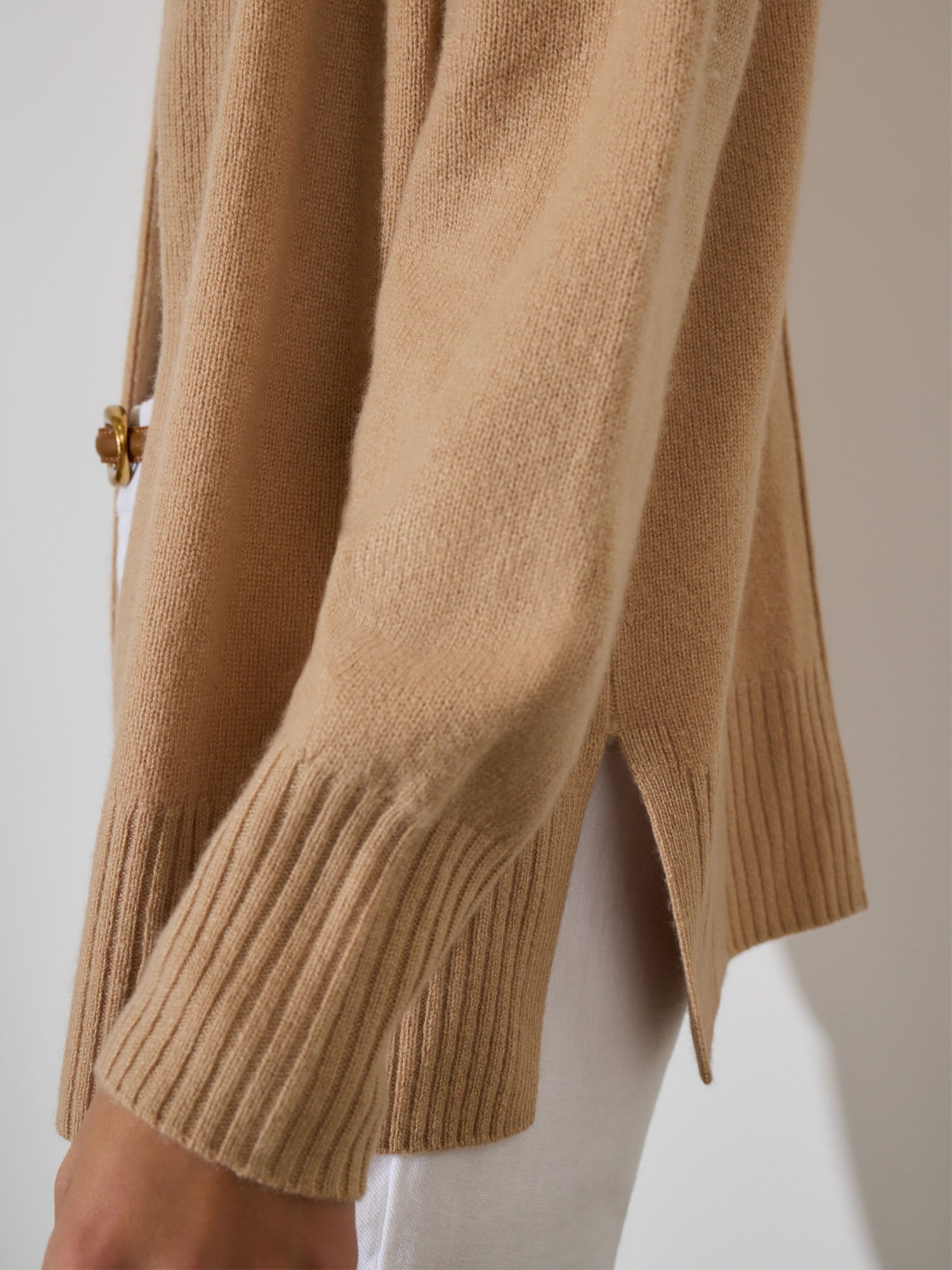 The amber cardigan