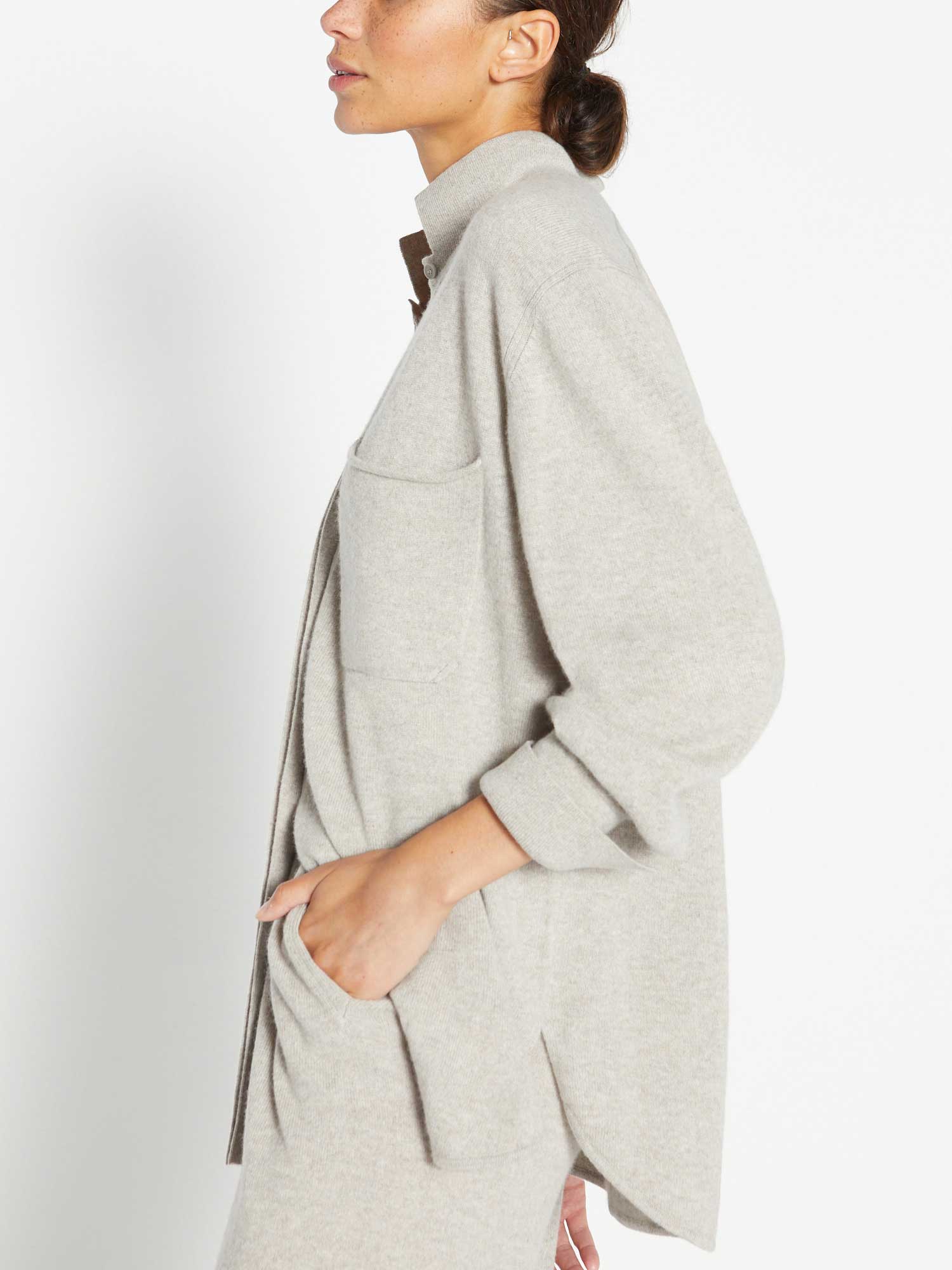 La sobrecamisa de cachemira Andre Luxe