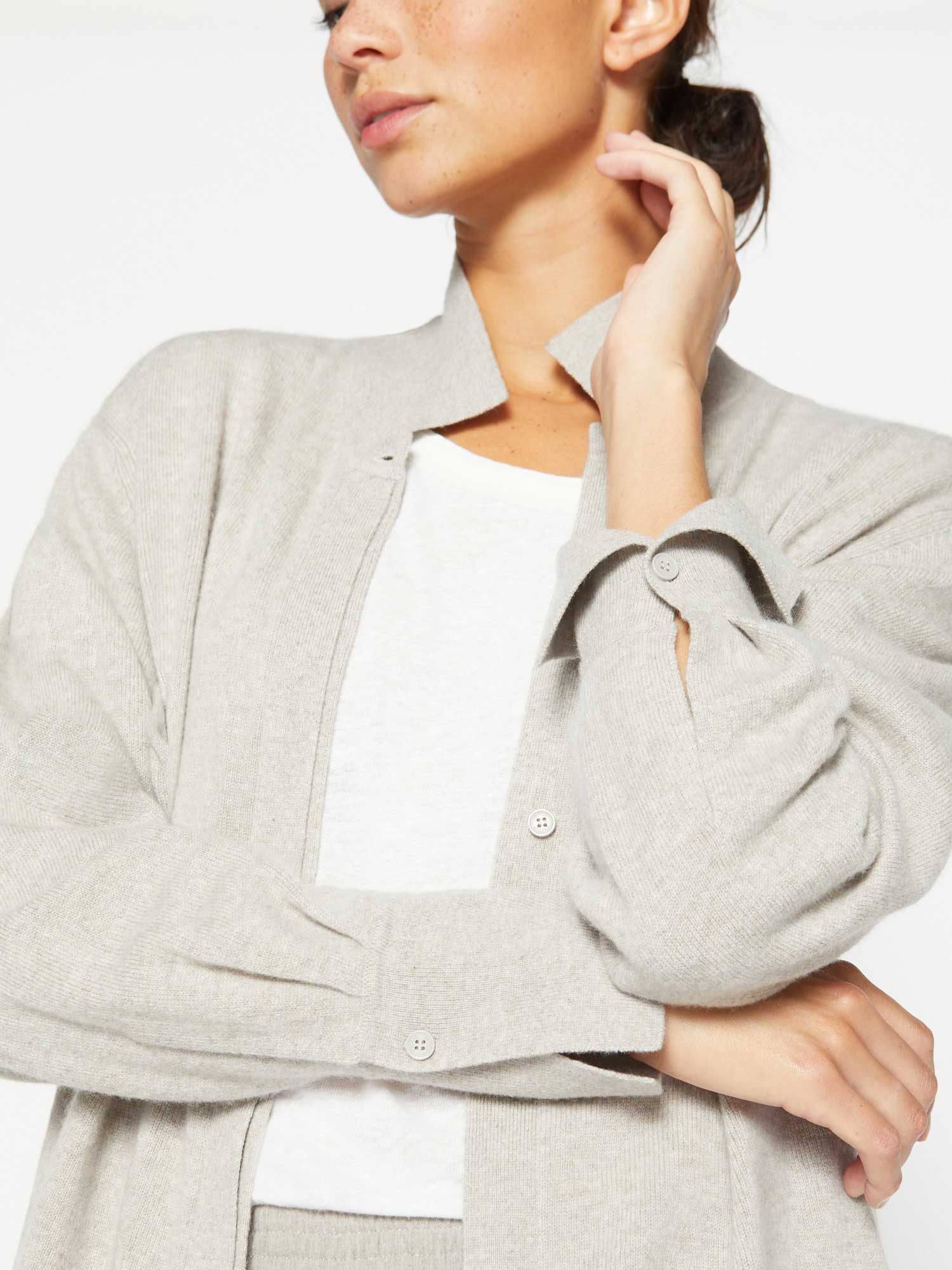 La sobrecamisa de cachemira Andre Luxe