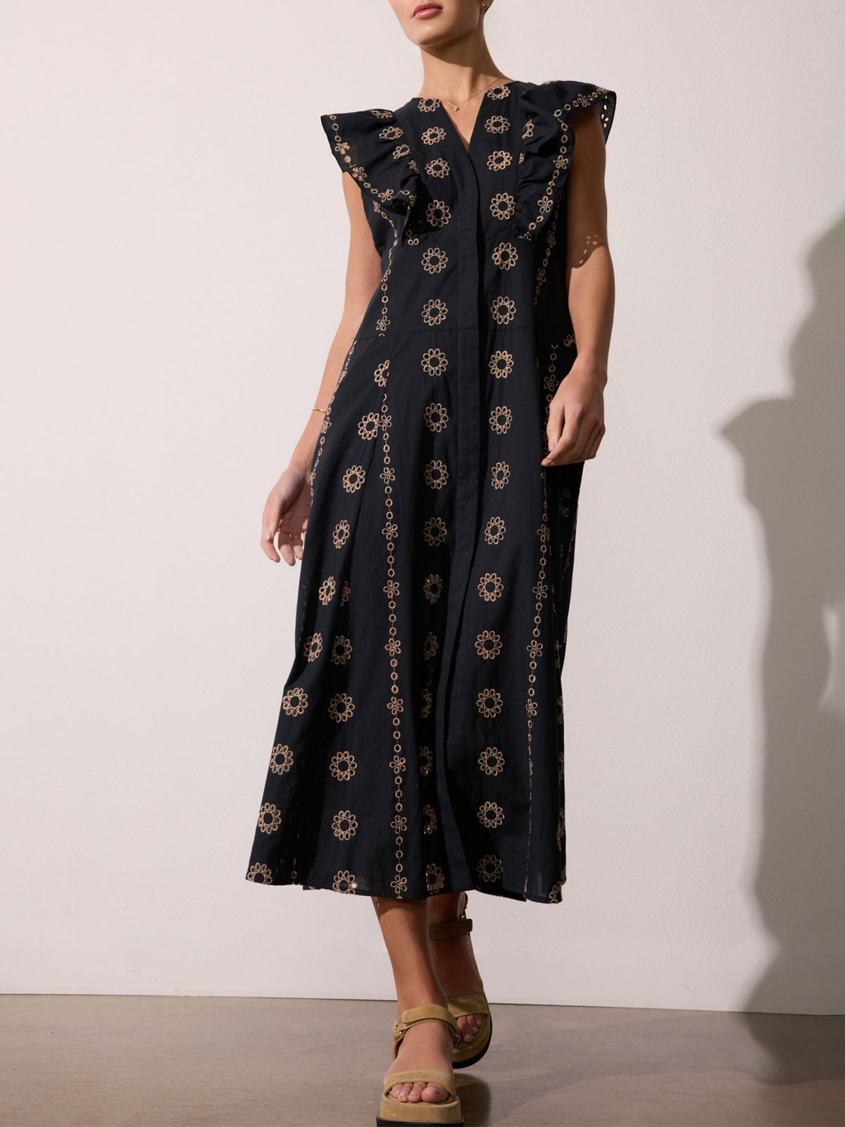 The aurora eyelet dress
