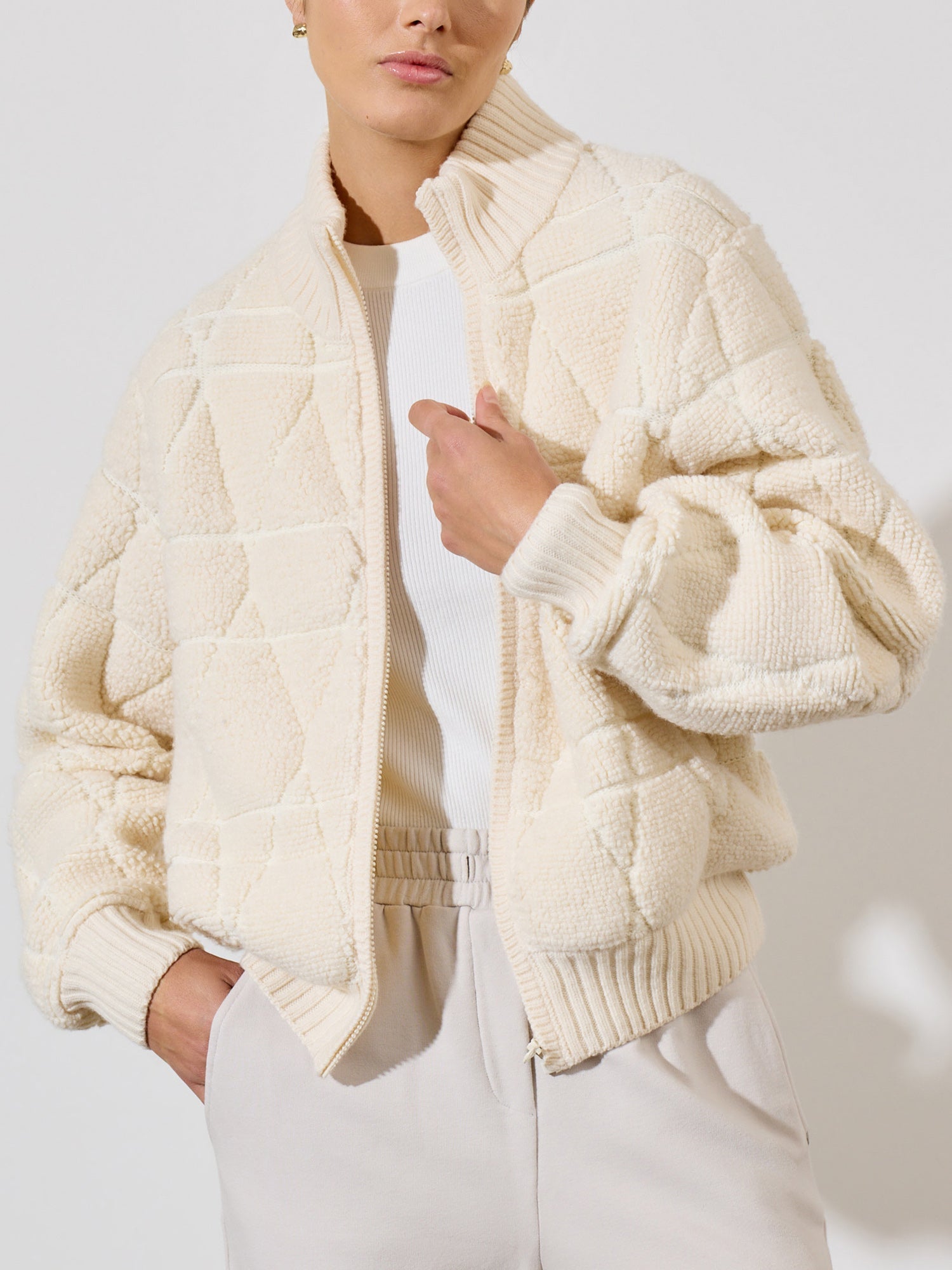The avalon bomber cardigan