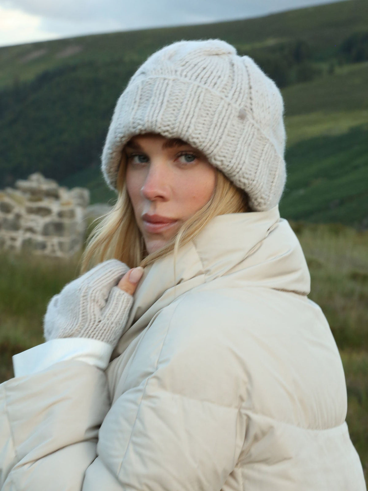 The abbi cable beanie