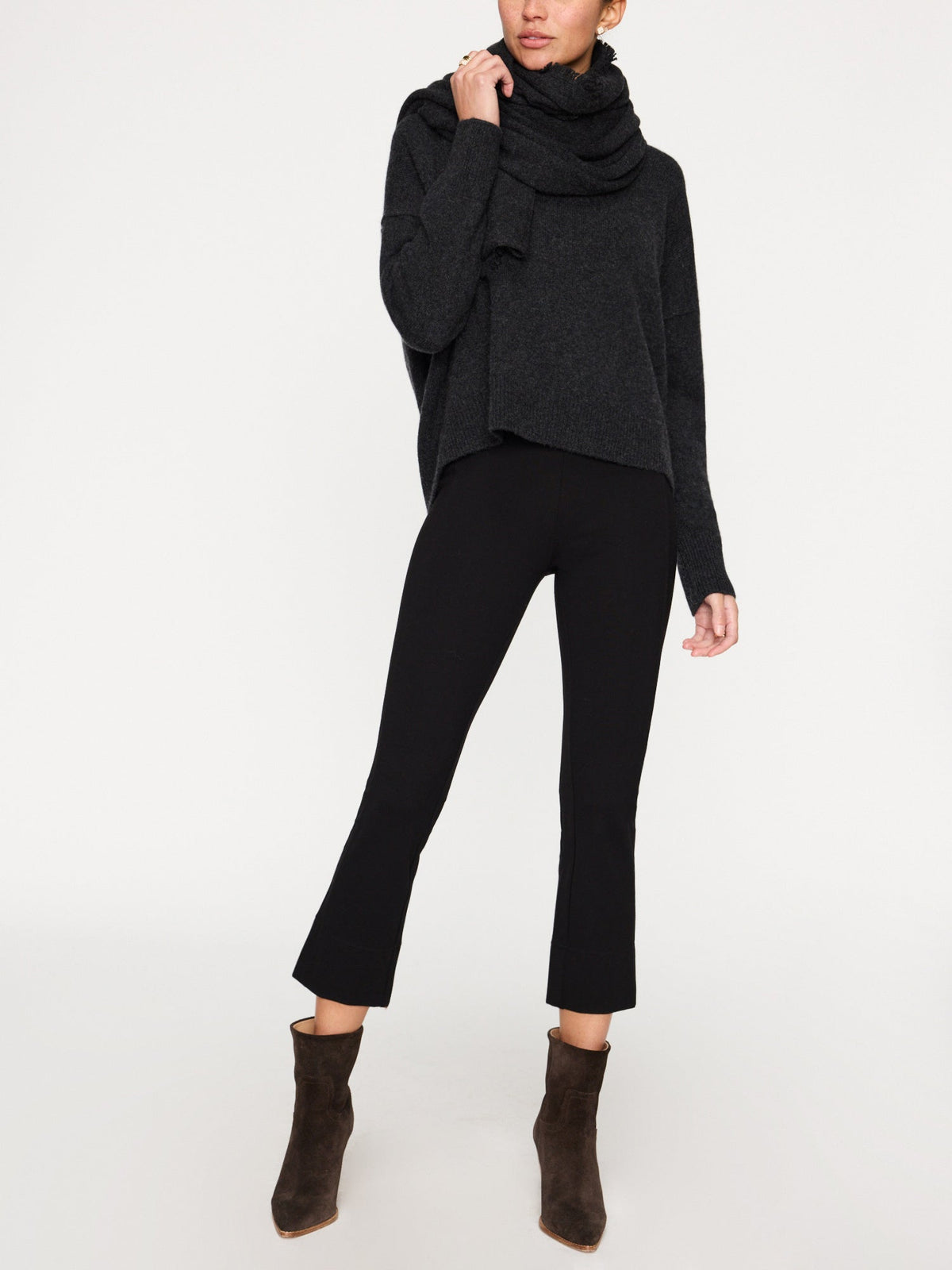 The cashmere fringe wrap