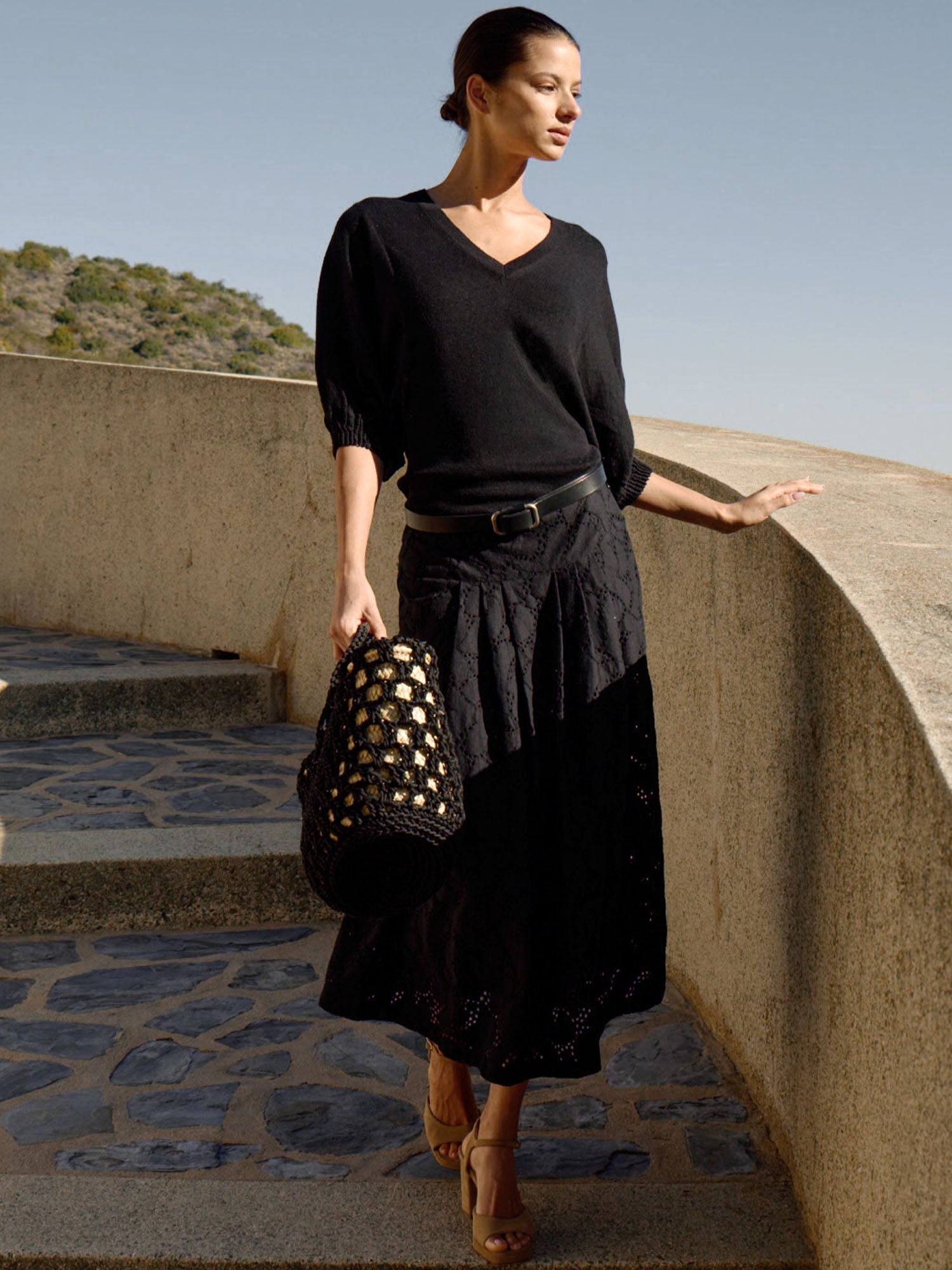 La falda chiara