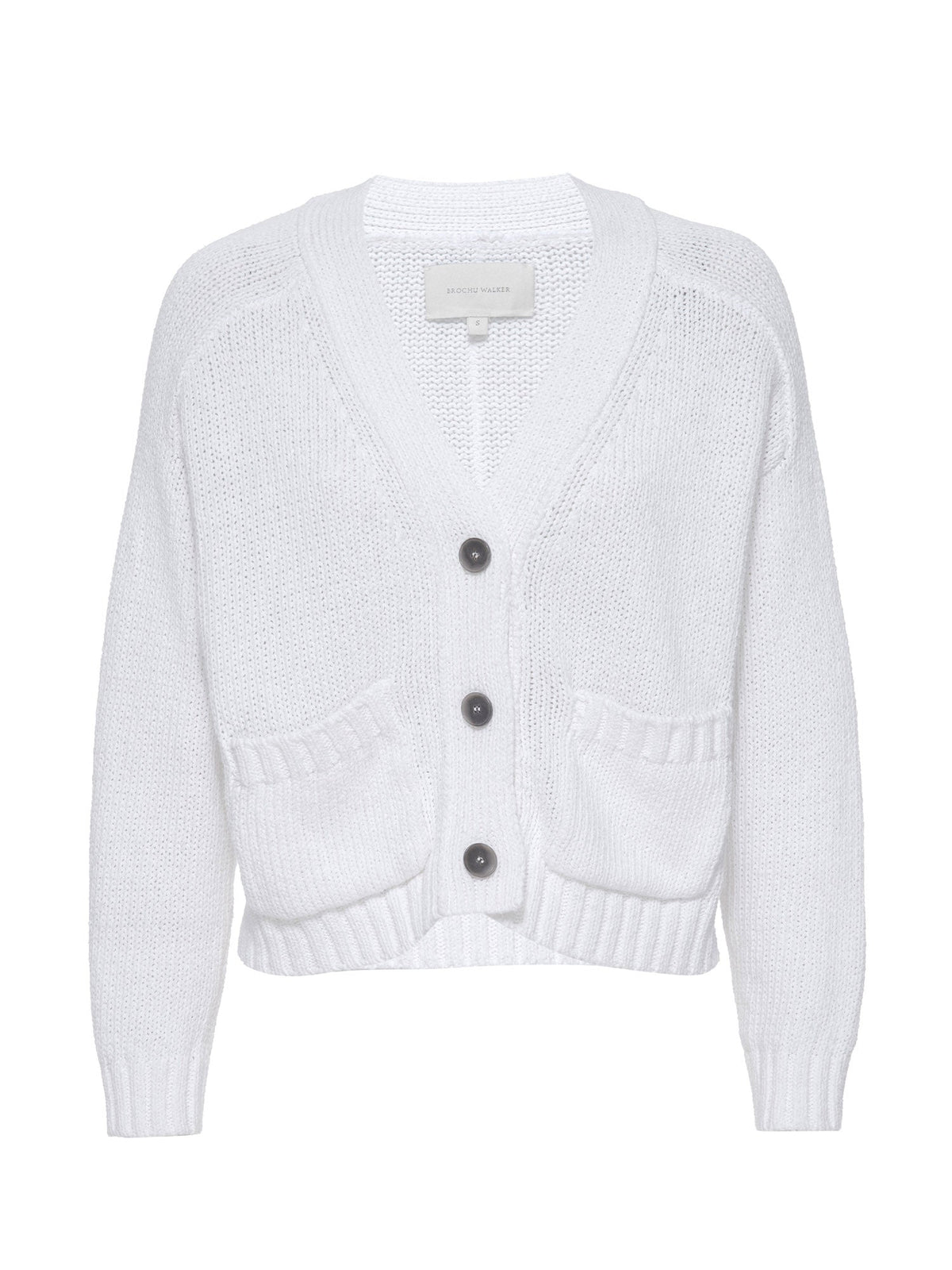 The cropped cardigan
