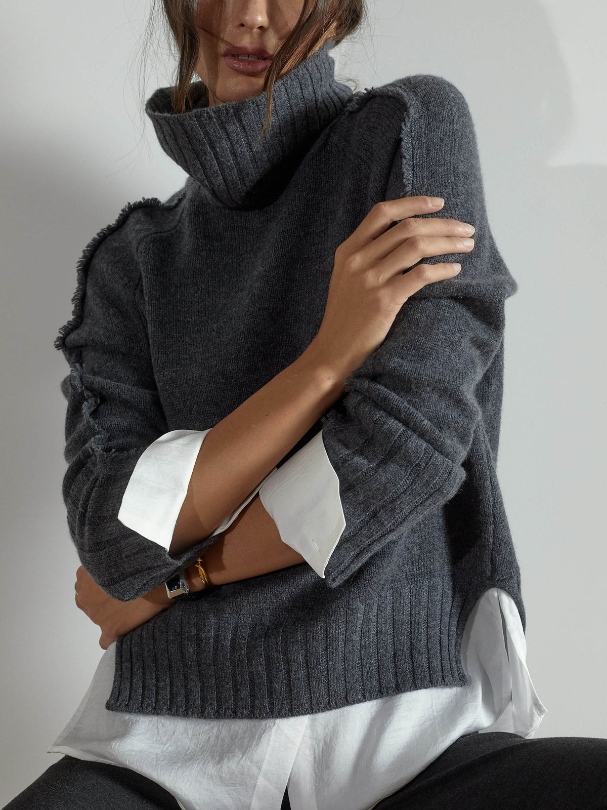 The jolie fringe layered looker