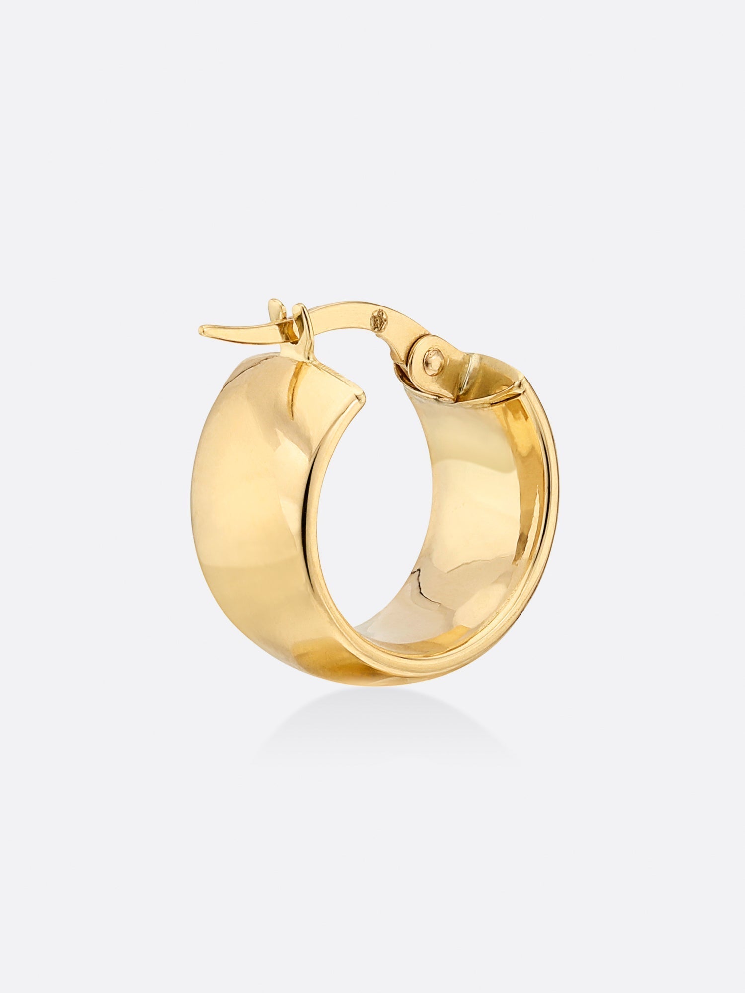 Icons yellow gold mini hoop earrings