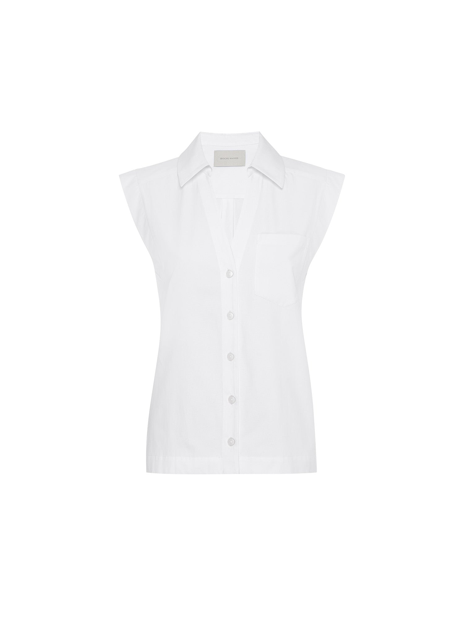 The elias sleeveless shirt