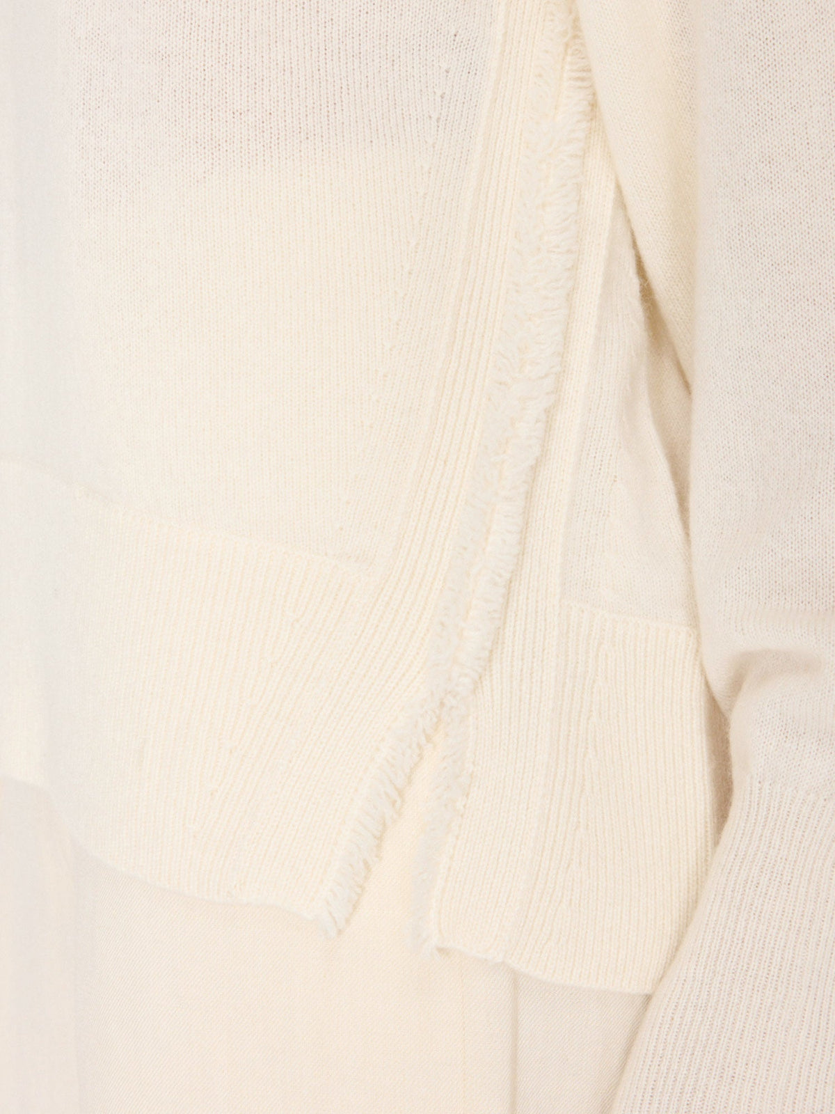 The fenton crewneck fringe cashmere sweater