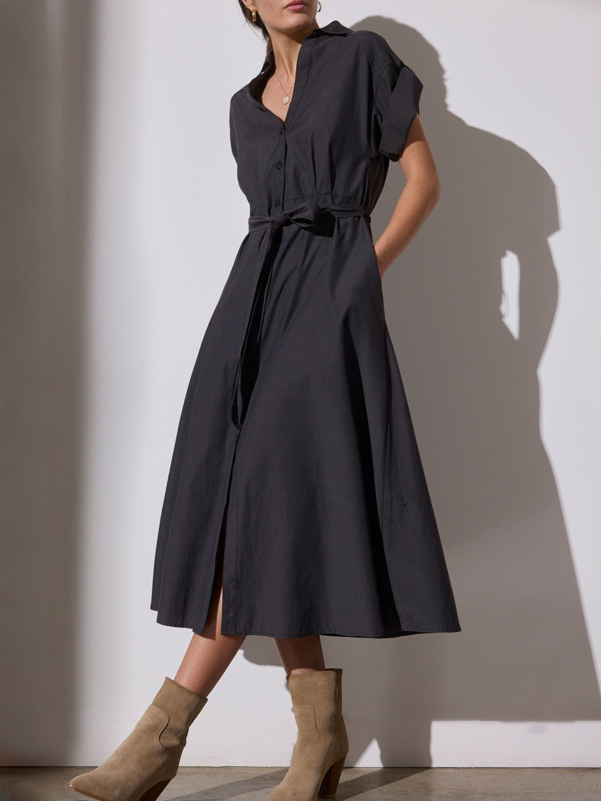 The fia belted dress