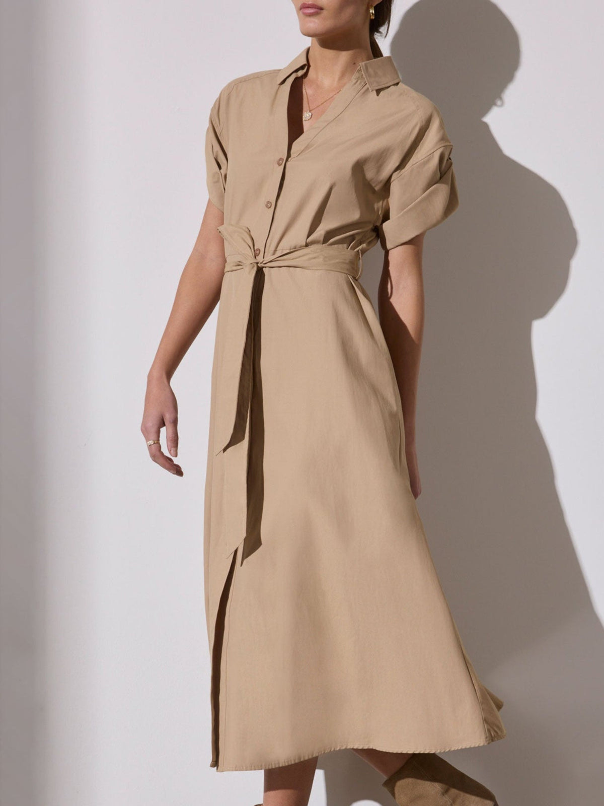 The fia belted dress
