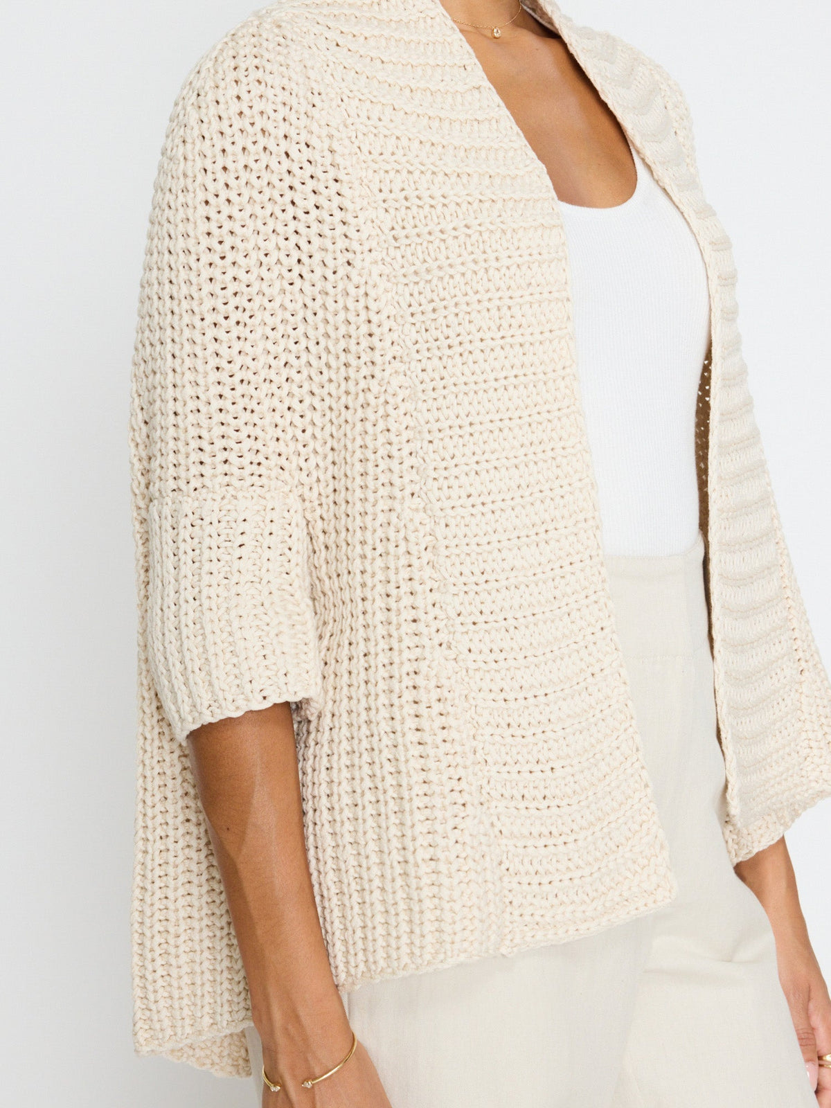 The fida handknit shrug