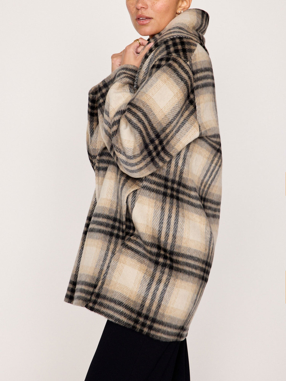 The finley plaid coat