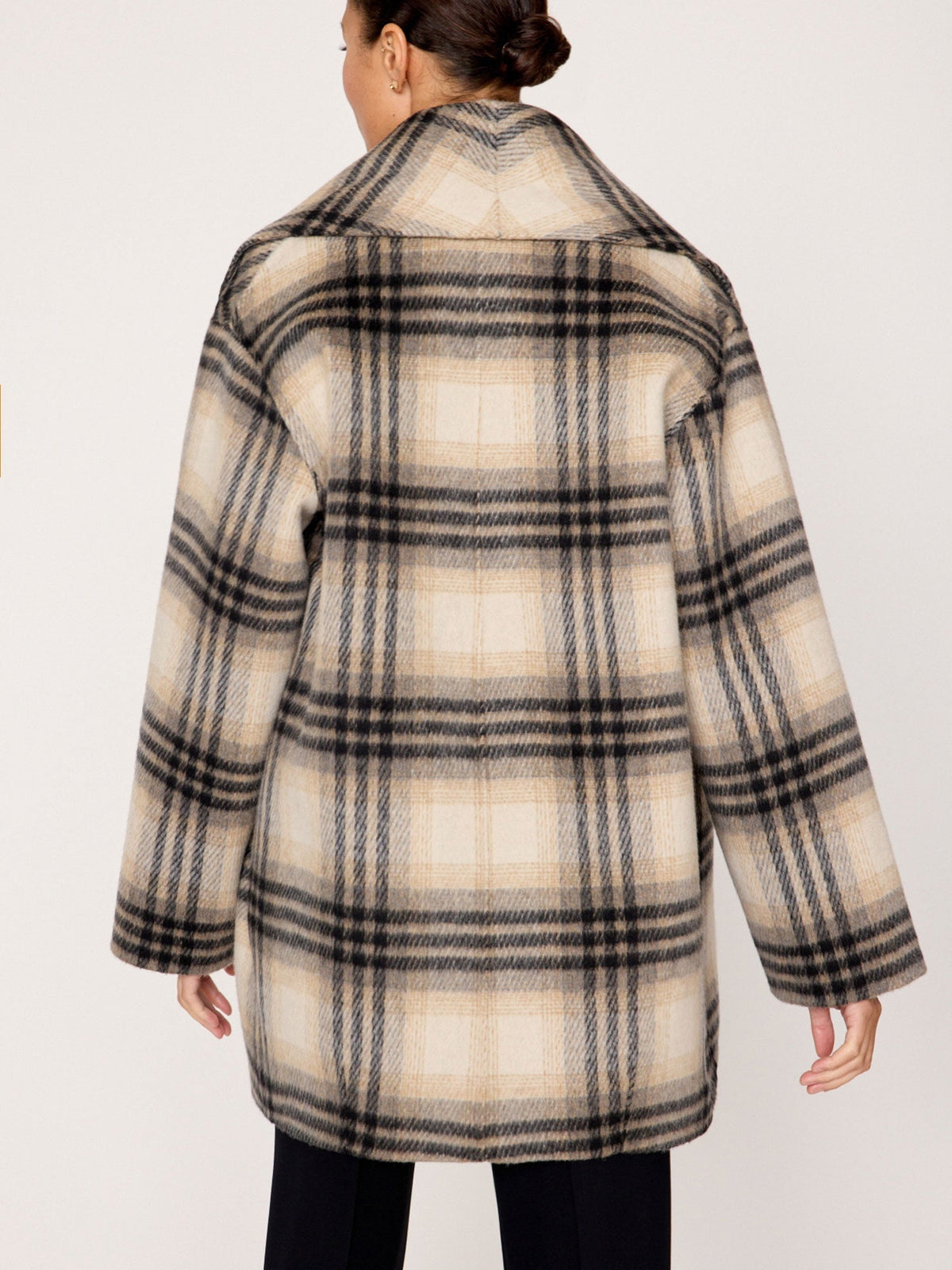 The finley plaid coat