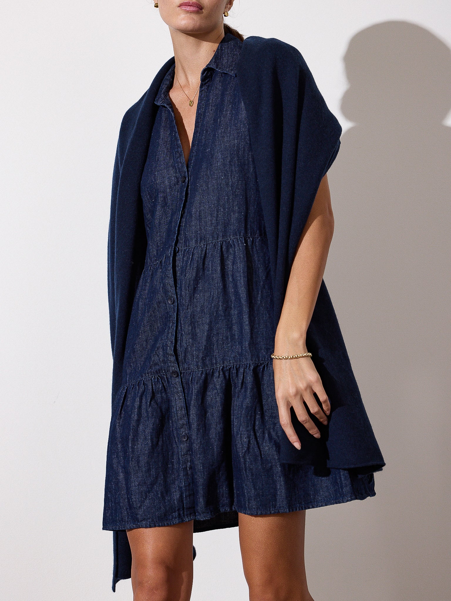 The cashmere fringe wrap