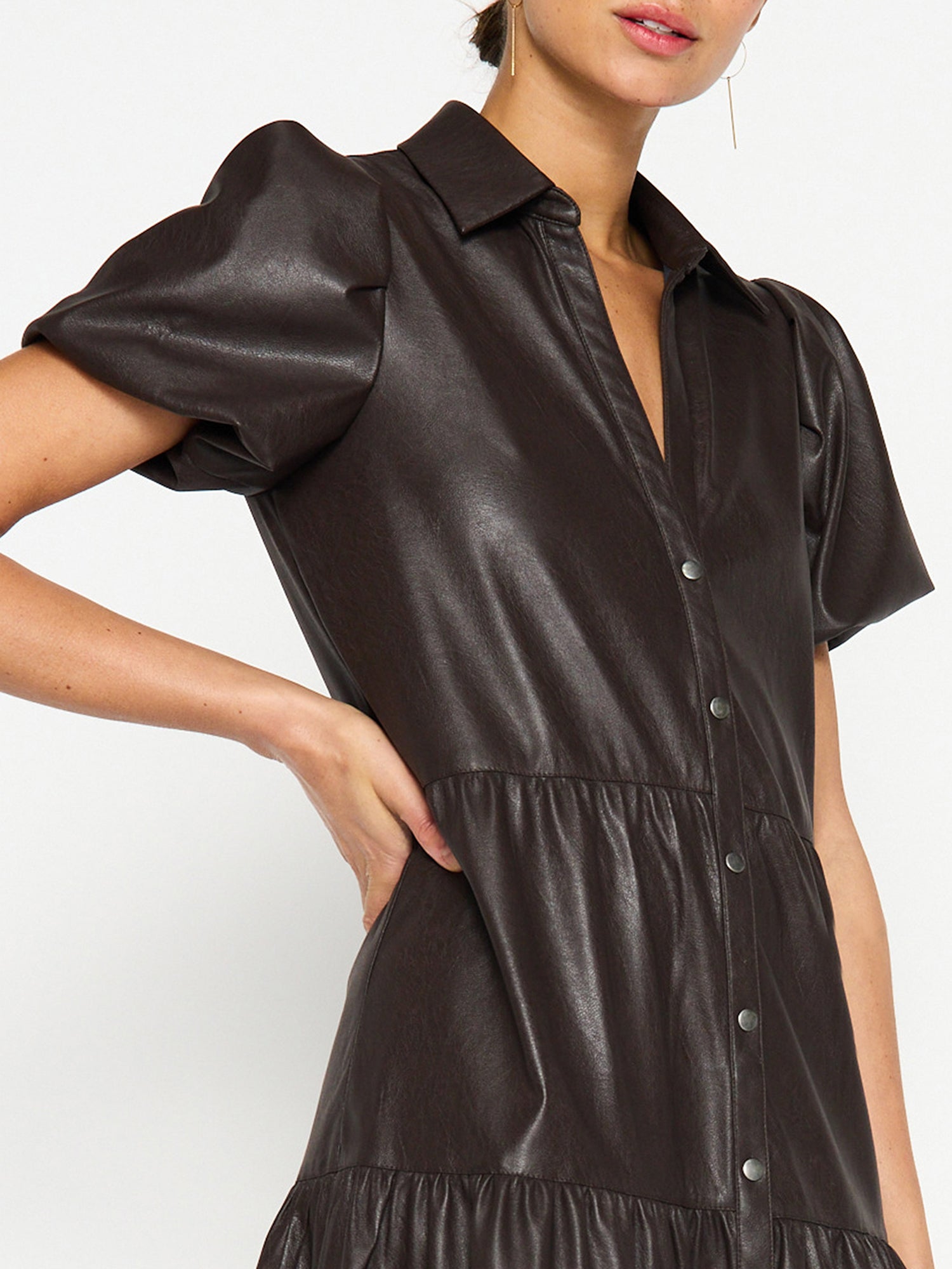 El vestido de cuero vegano Habana