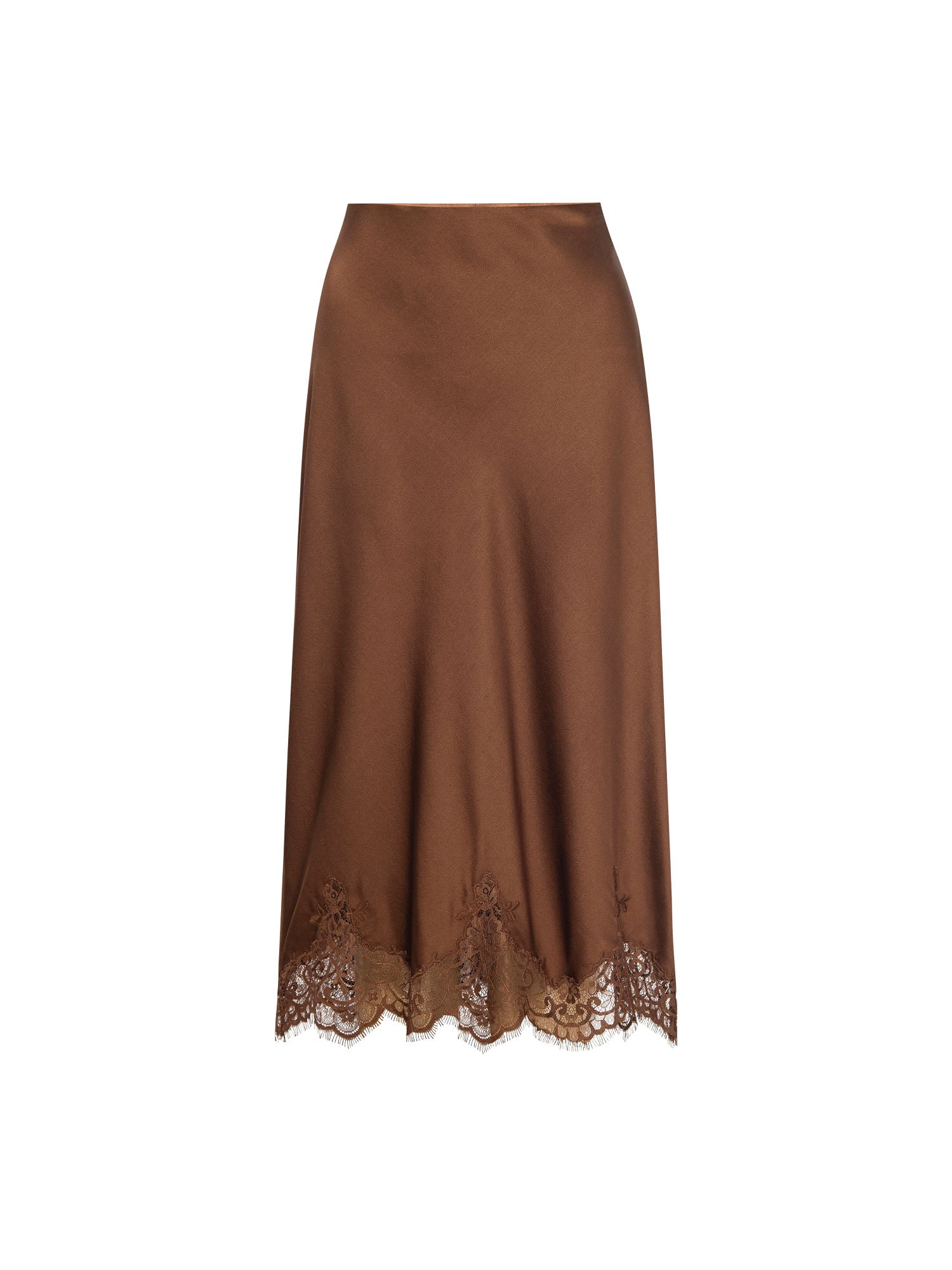 The clara silk skirt