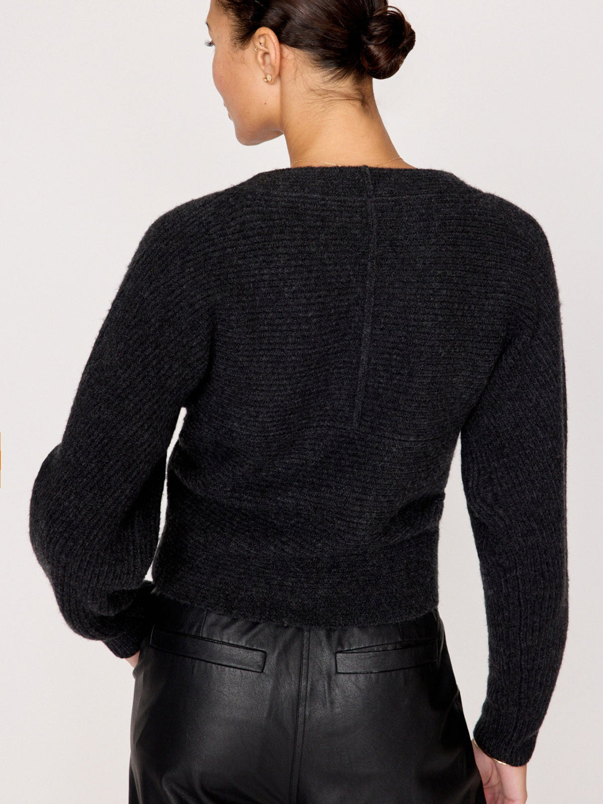 The hughes wrap front sweater