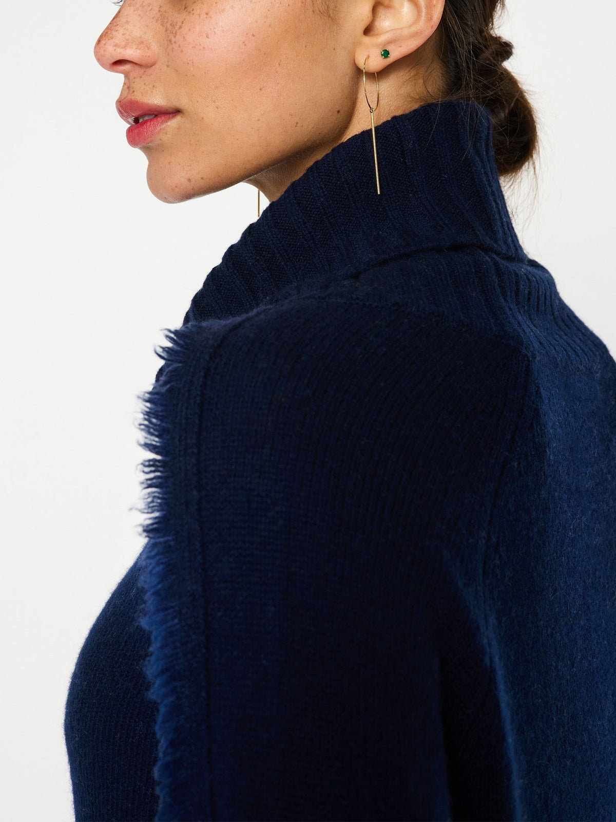 The jolie fringe striped layered looker