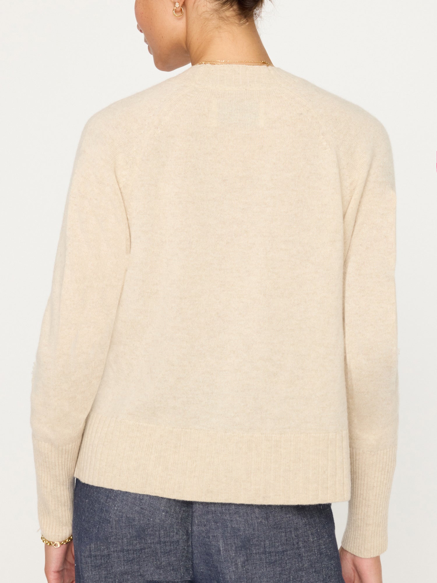 The jolie fringe cashmere vee