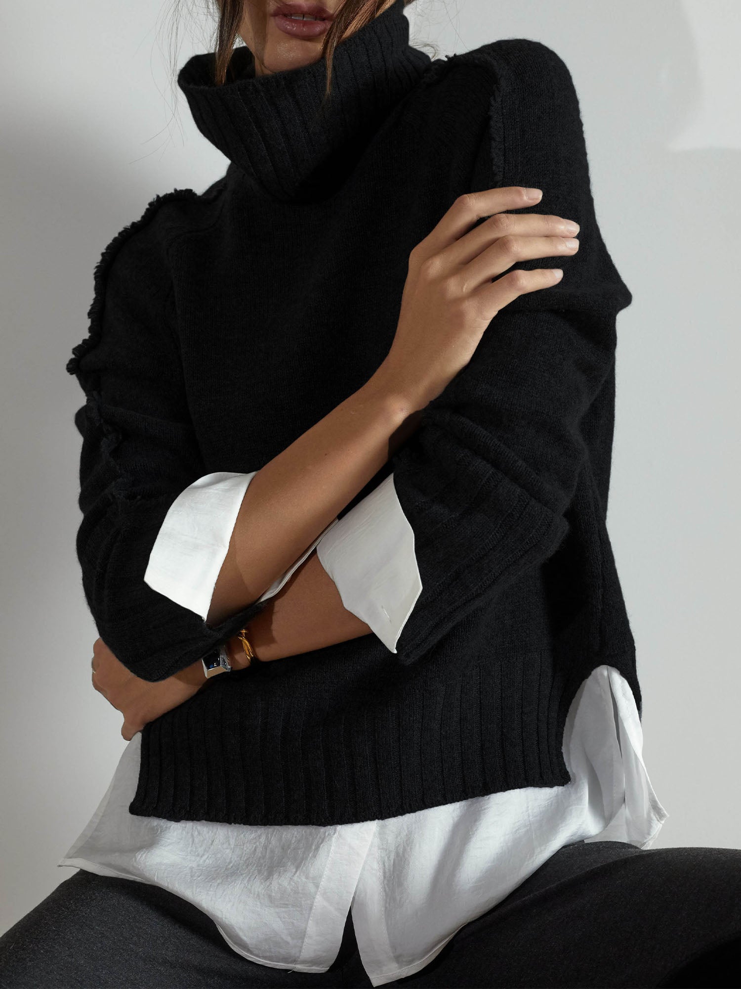 The jolie fringe layered looker