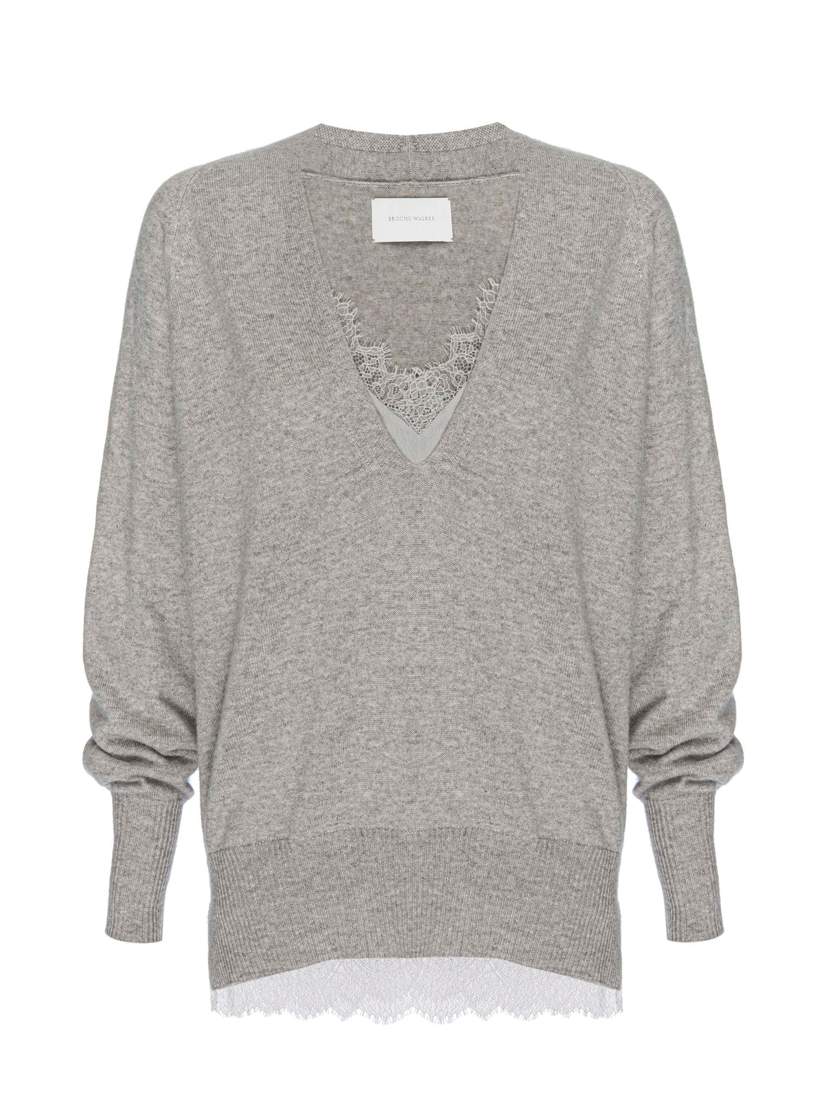 The lace vee looker pullover