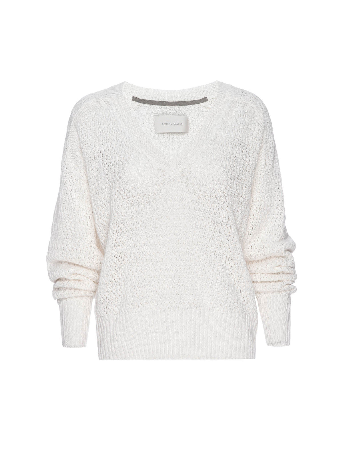 The leia open stitch vee