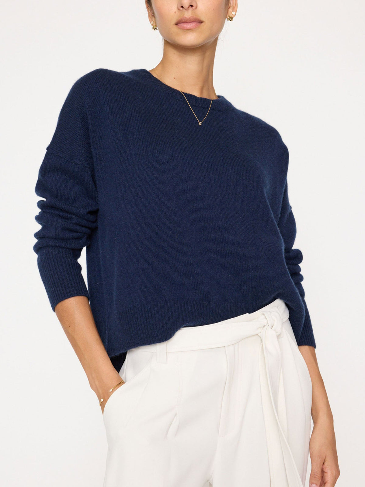 The everyday cashmere bright crew