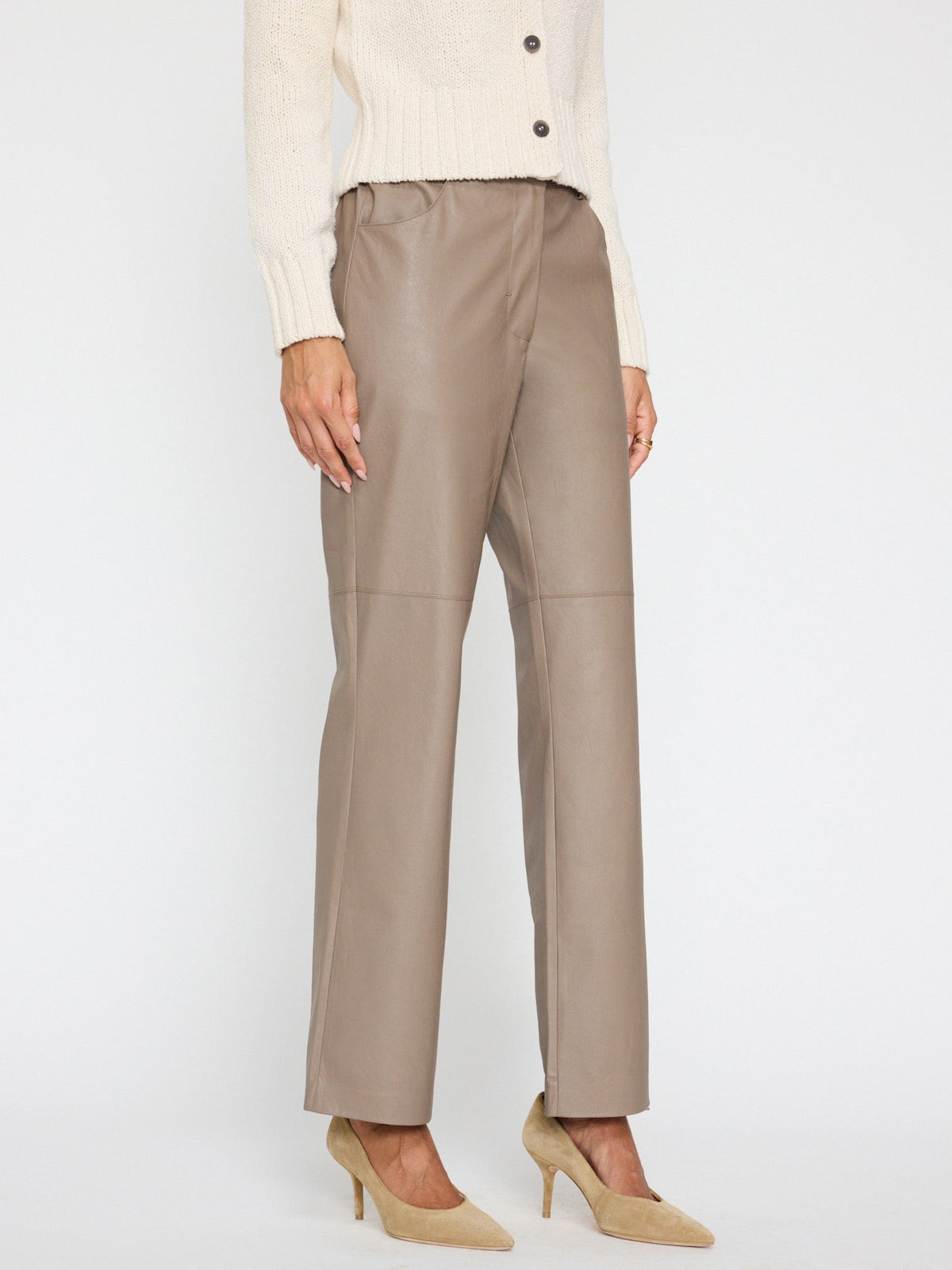 The lara vegan leather pant