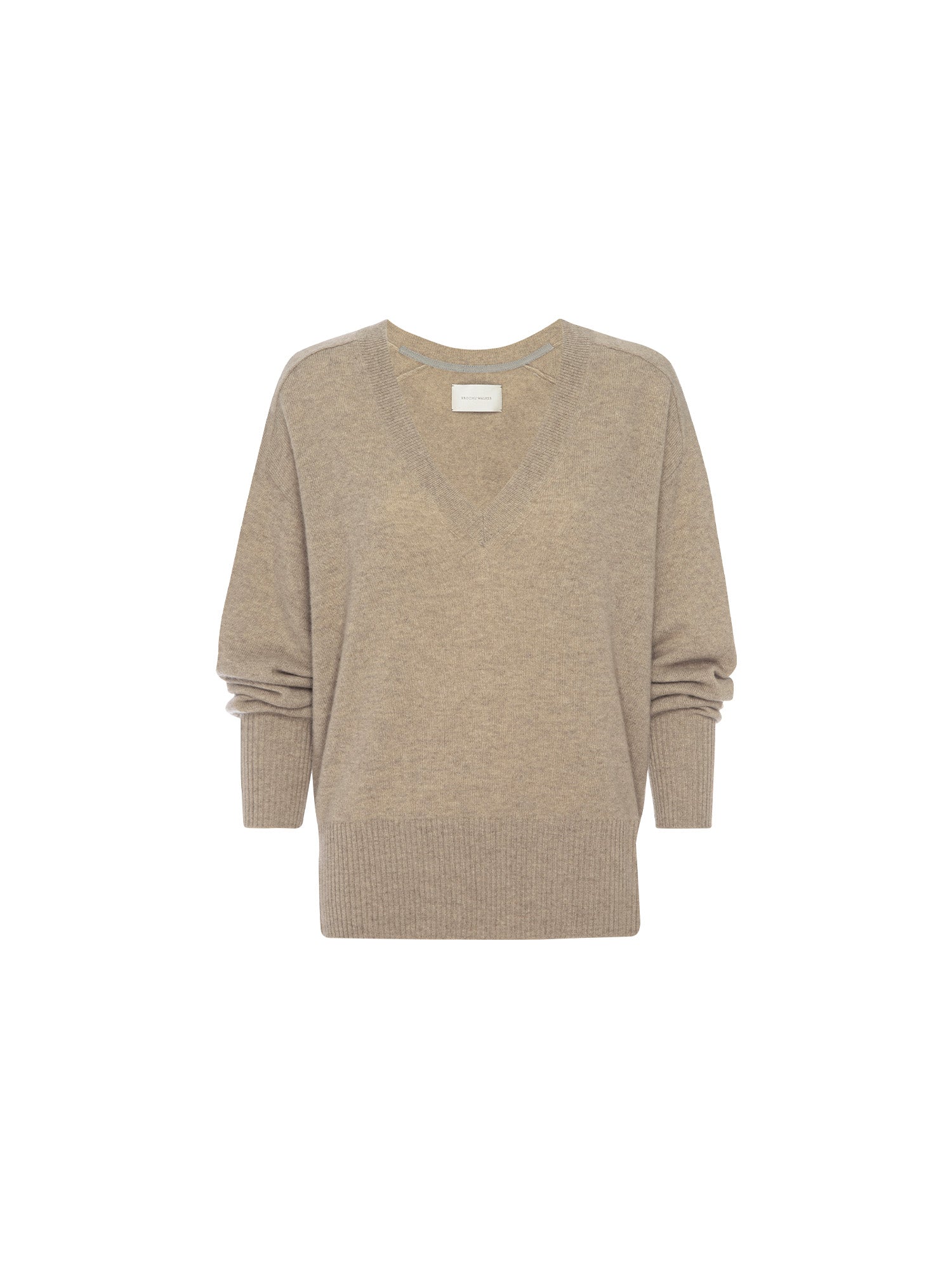 The leia vee cashmere sweater